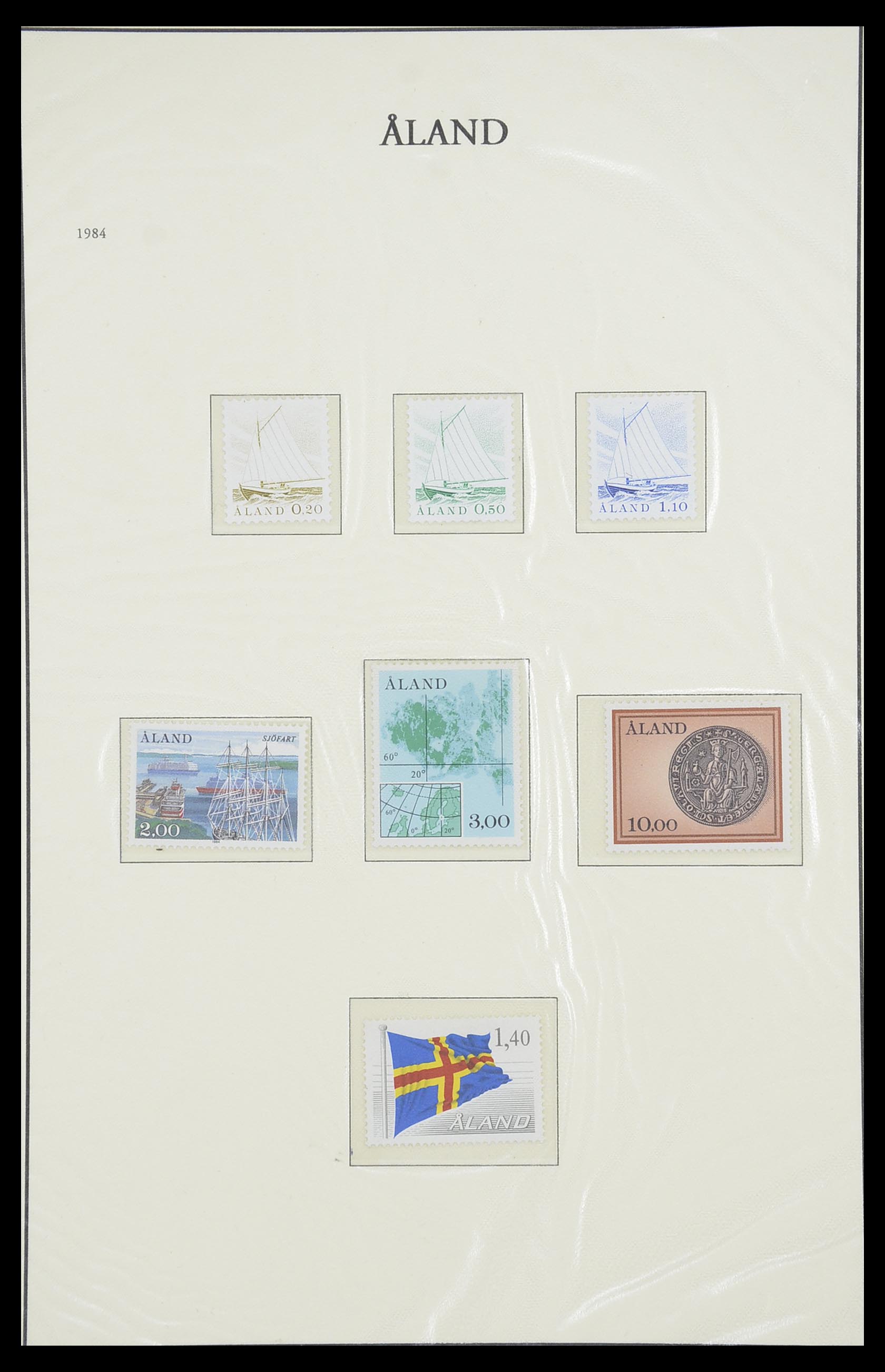 33706 001 - Postzegelverzameling 33706 Aland 1984-2013.