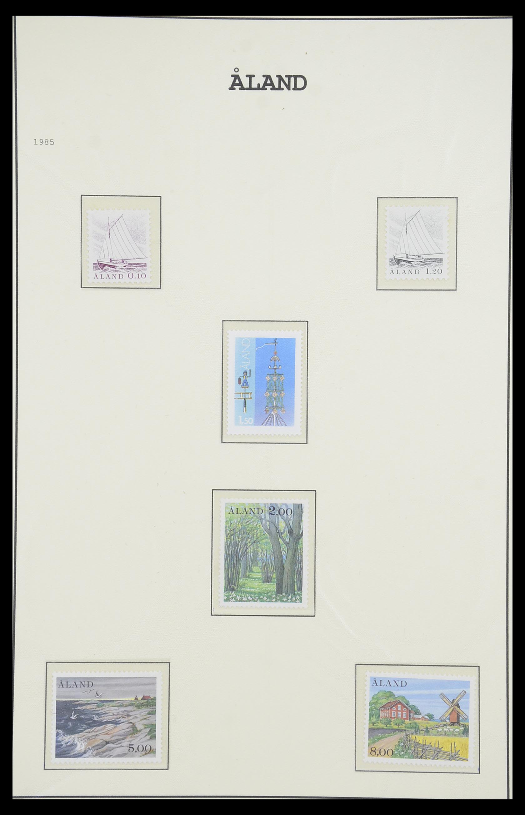 33706 002 - Postzegelverzameling 33706 Aland 1984-2013.