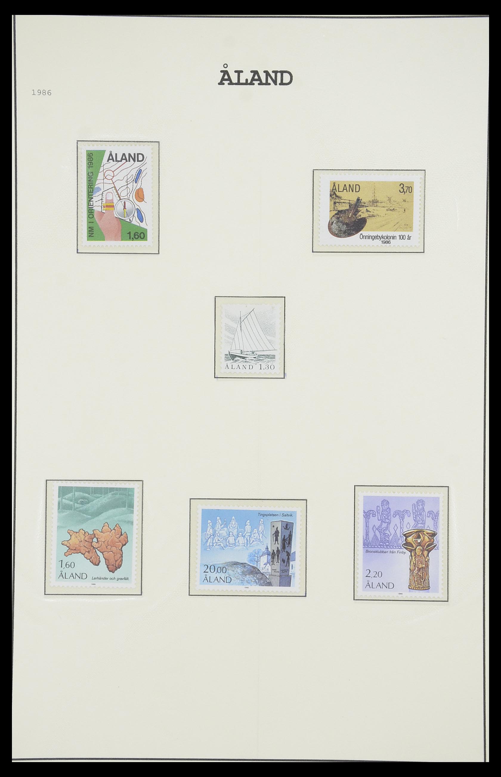 33706 003 - Postzegelverzameling 33706 Aland 1984-2013.