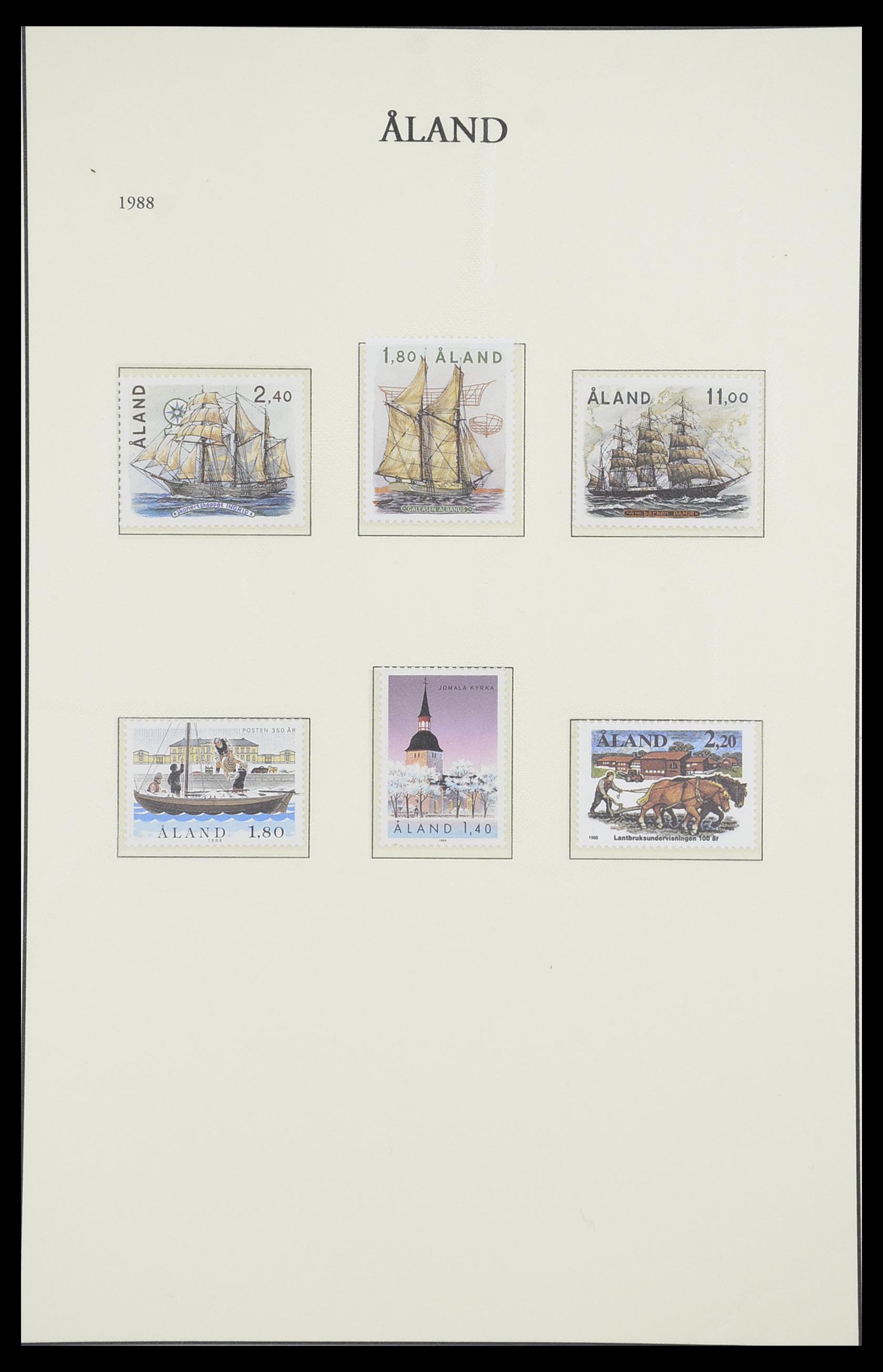 33706 005 - Postzegelverzameling 33706 Aland 1984-2013.