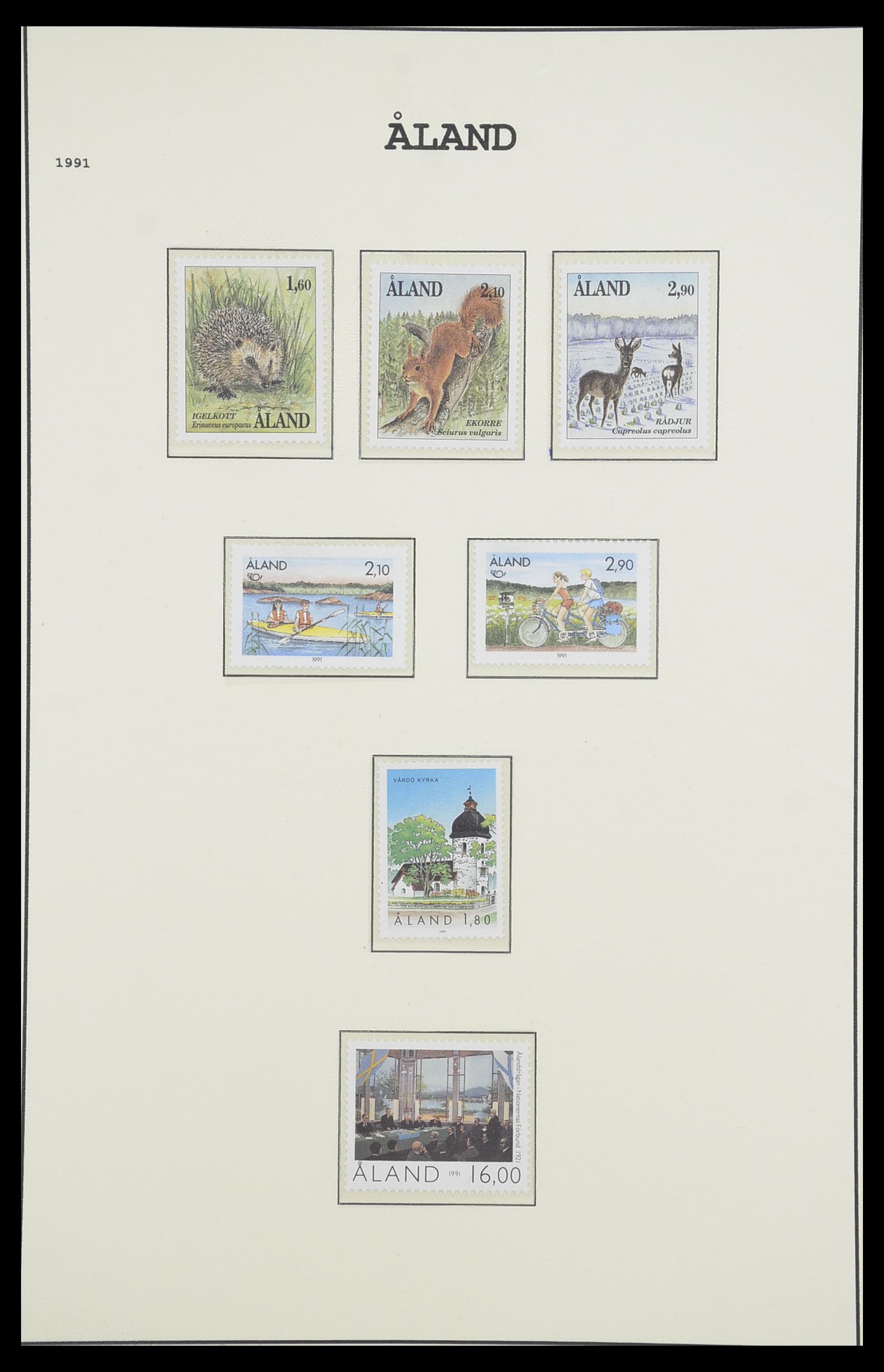 33706 008 - Postzegelverzameling 33706 Aland 1984-2013.