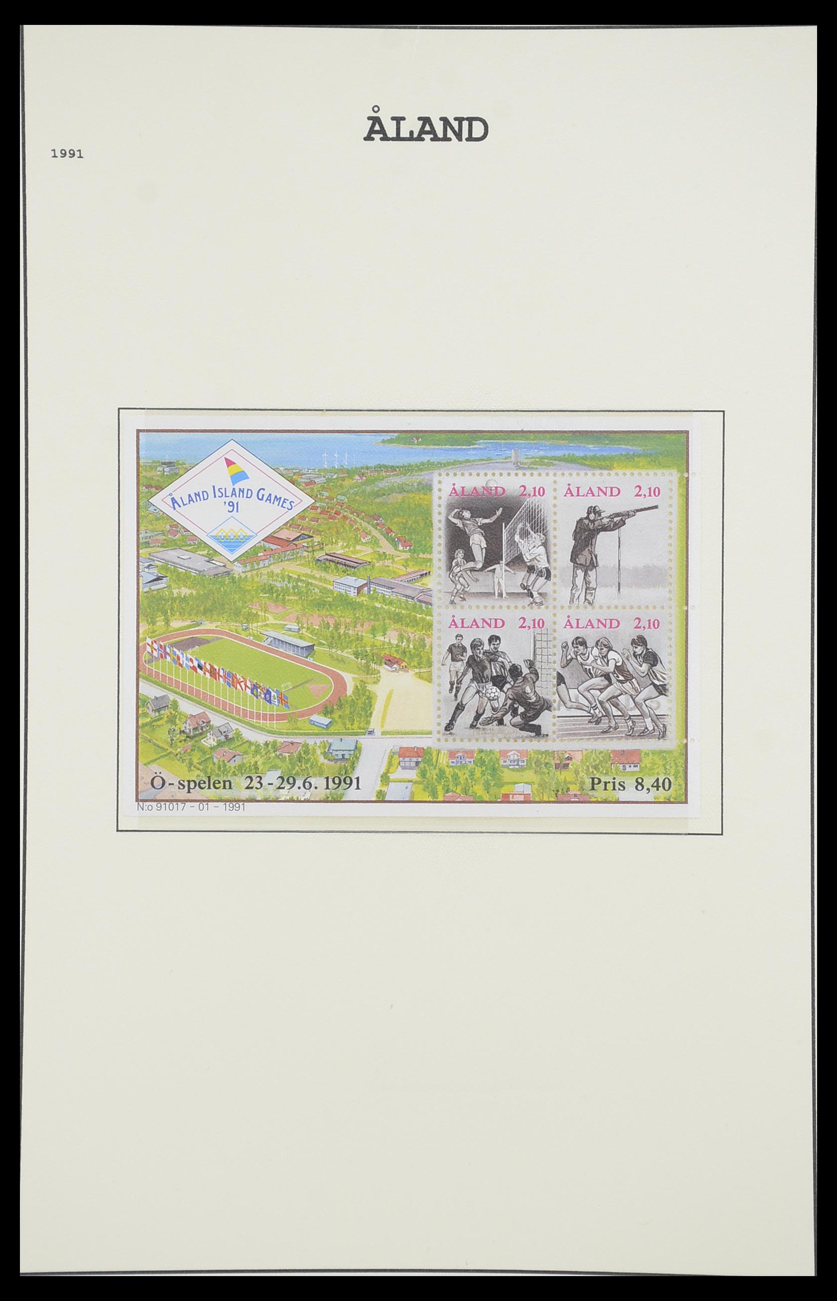 33706 010 - Postzegelverzameling 33706 Aland 1984-2013.