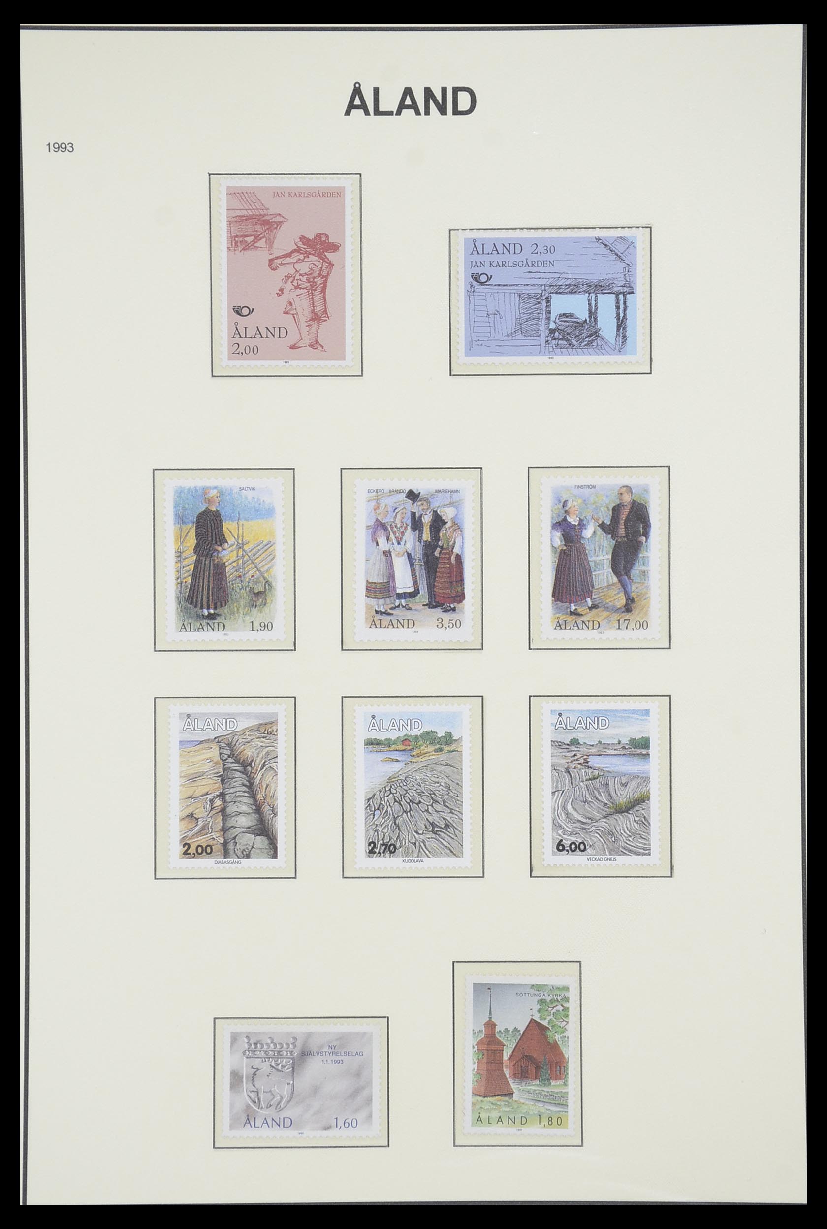 33706 011 - Stamp collection 33706 Aland 1984-2013.