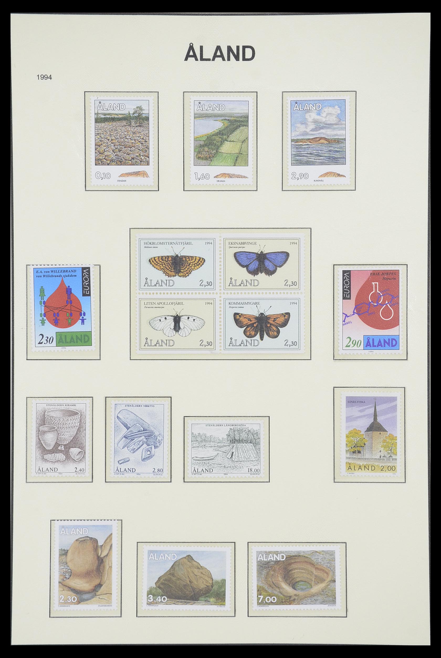 33706 013 - Stamp collection 33706 Aland 1984-2013.