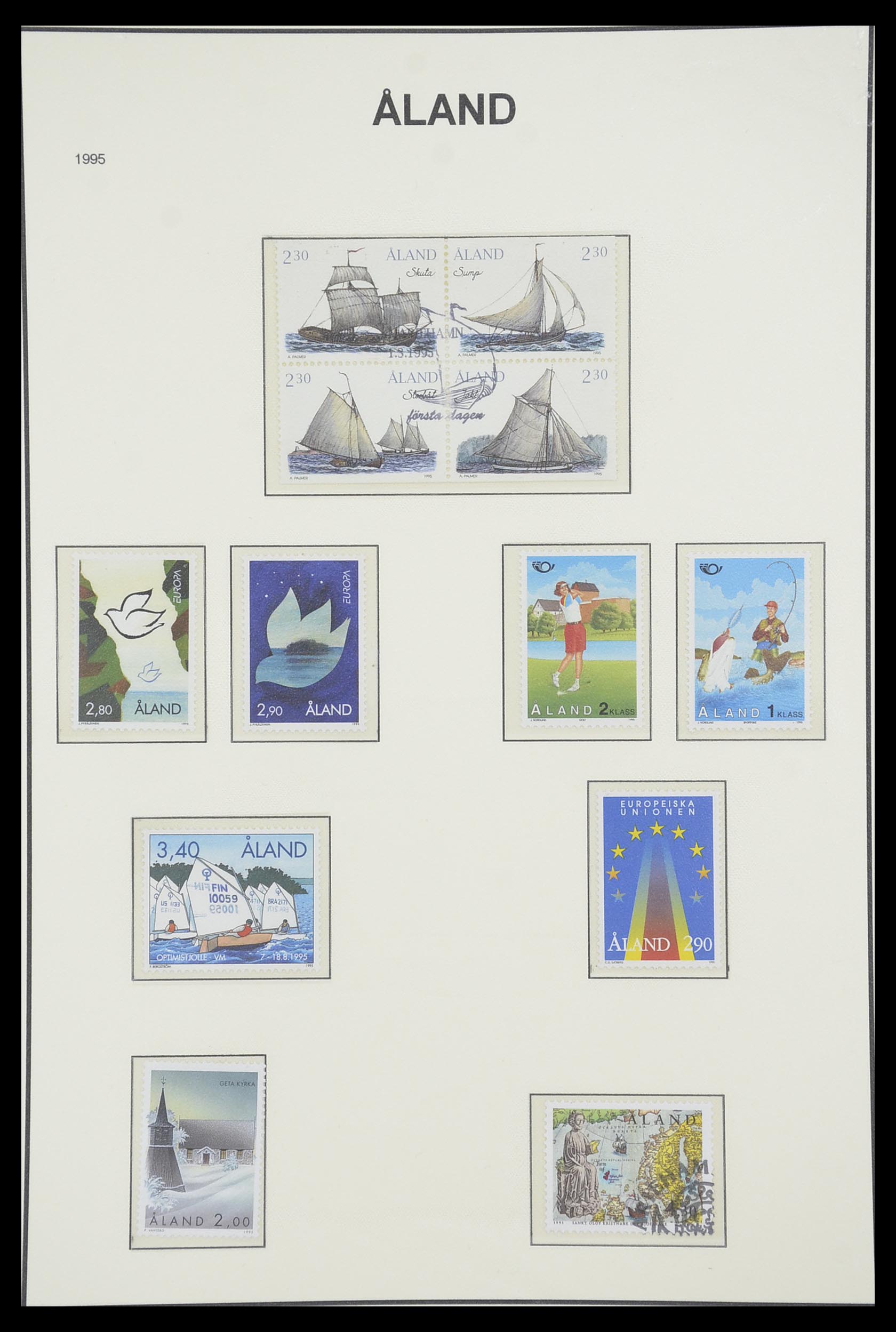 33706 014 - Stamp collection 33706 Aland 1984-2013.