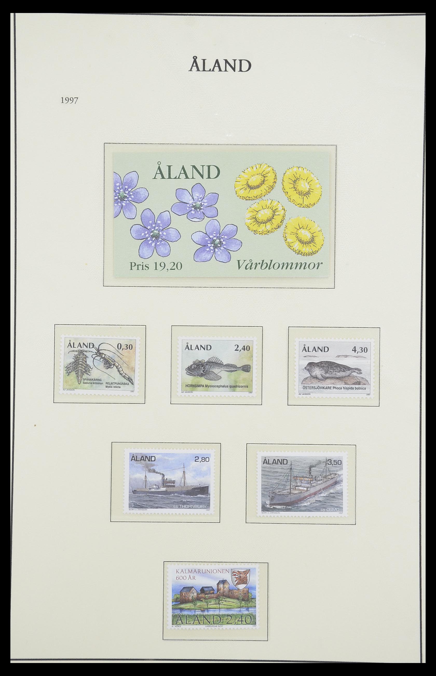 33706 017 - Postzegelverzameling 33706 Aland 1984-2013.