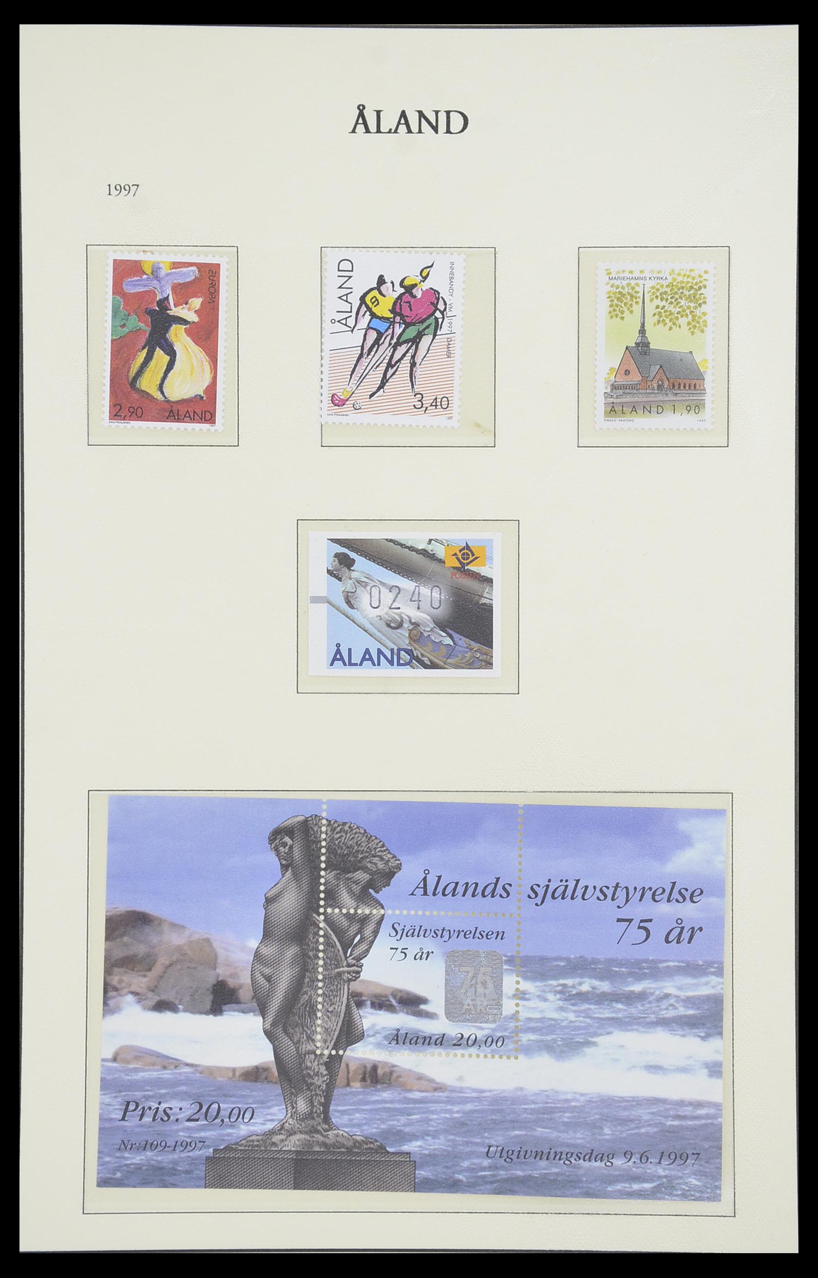 33706 018 - Postzegelverzameling 33706 Aland 1984-2013.