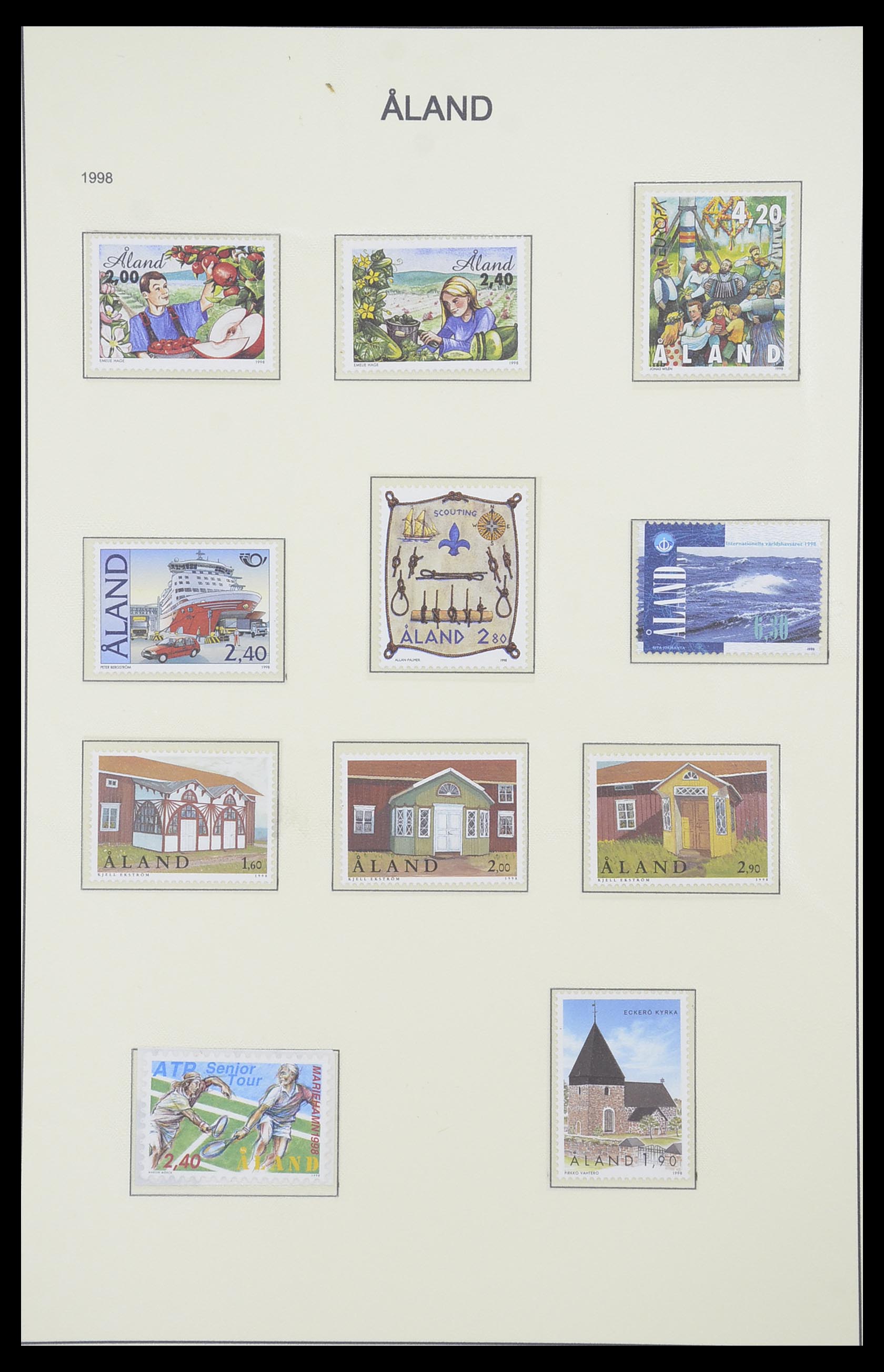 33706 019 - Postzegelverzameling 33706 Aland 1984-2013.
