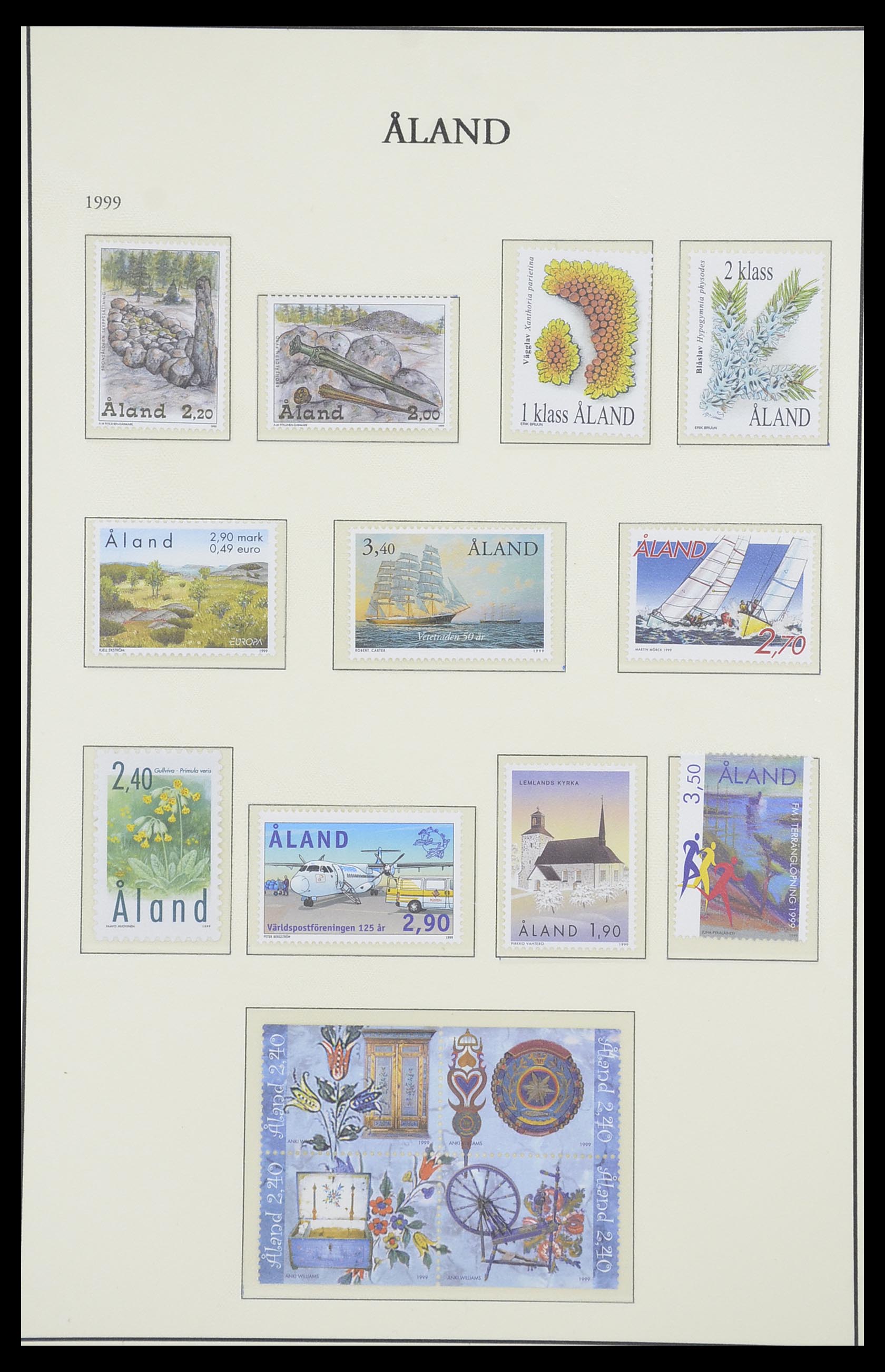 33706 021 - Stamp collection 33706 Aland 1984-2013.