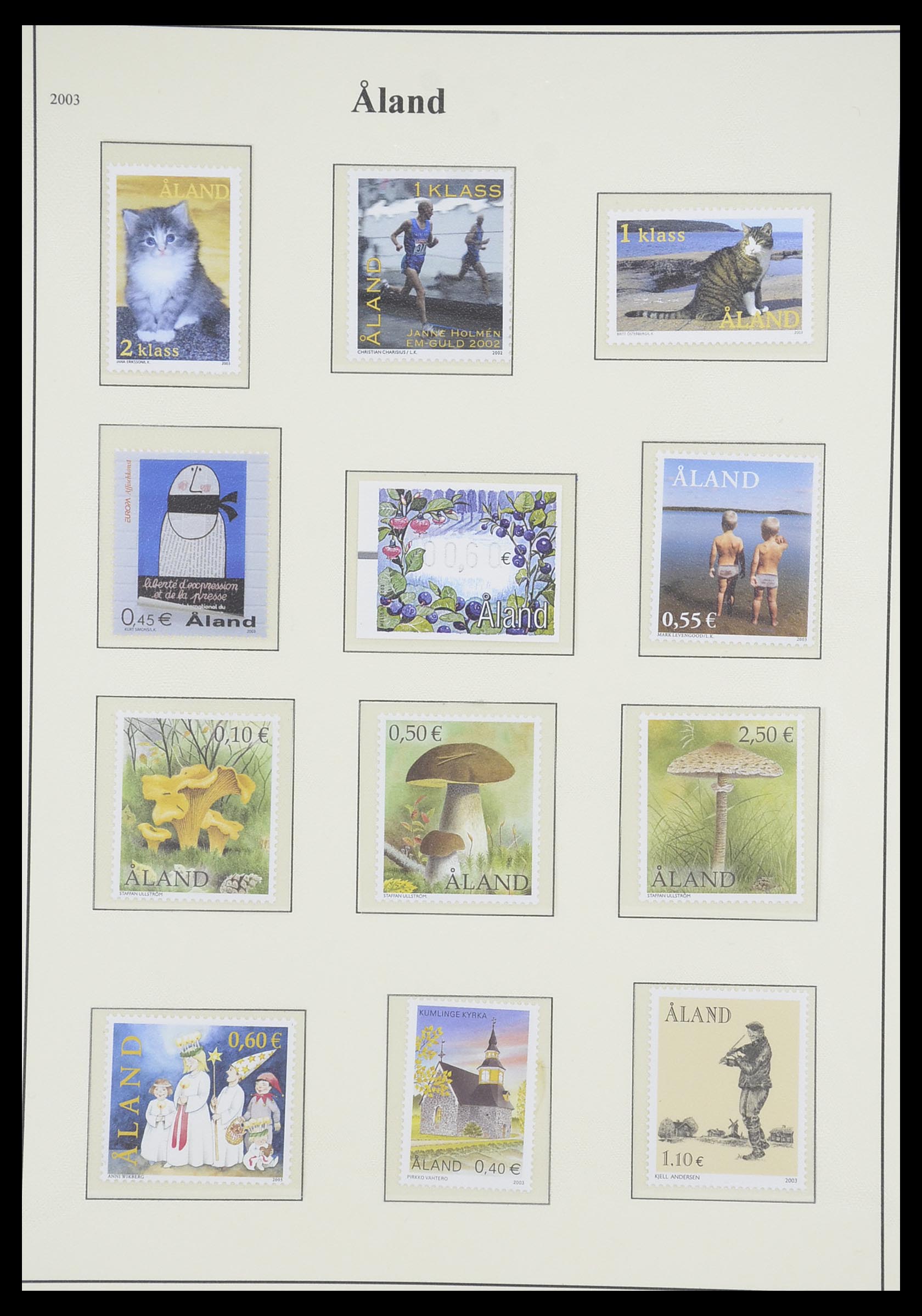 33706 030 - Stamp collection 33706 Aland 1984-2013.