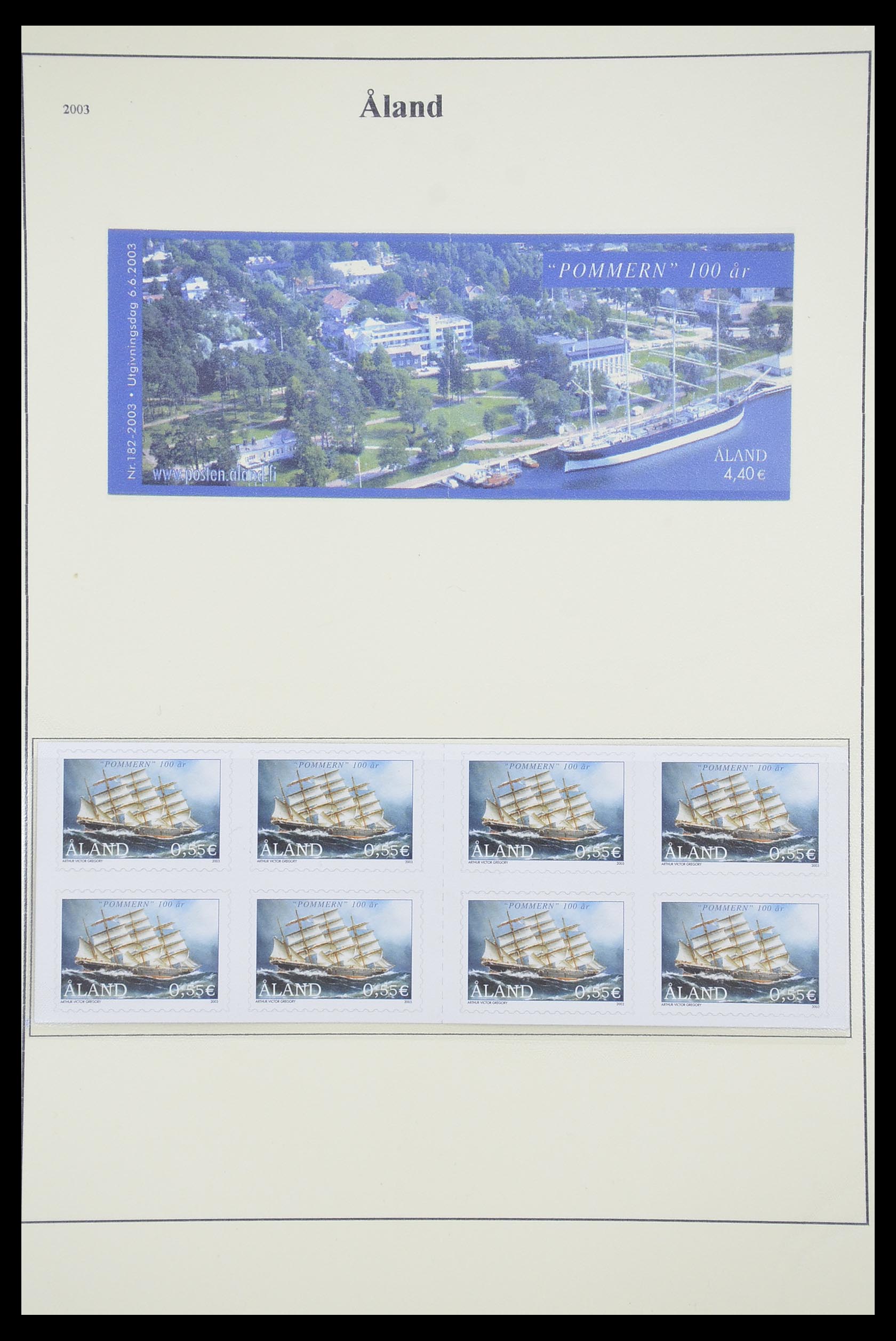 33706 032 - Postzegelverzameling 33706 Aland 1984-2013.