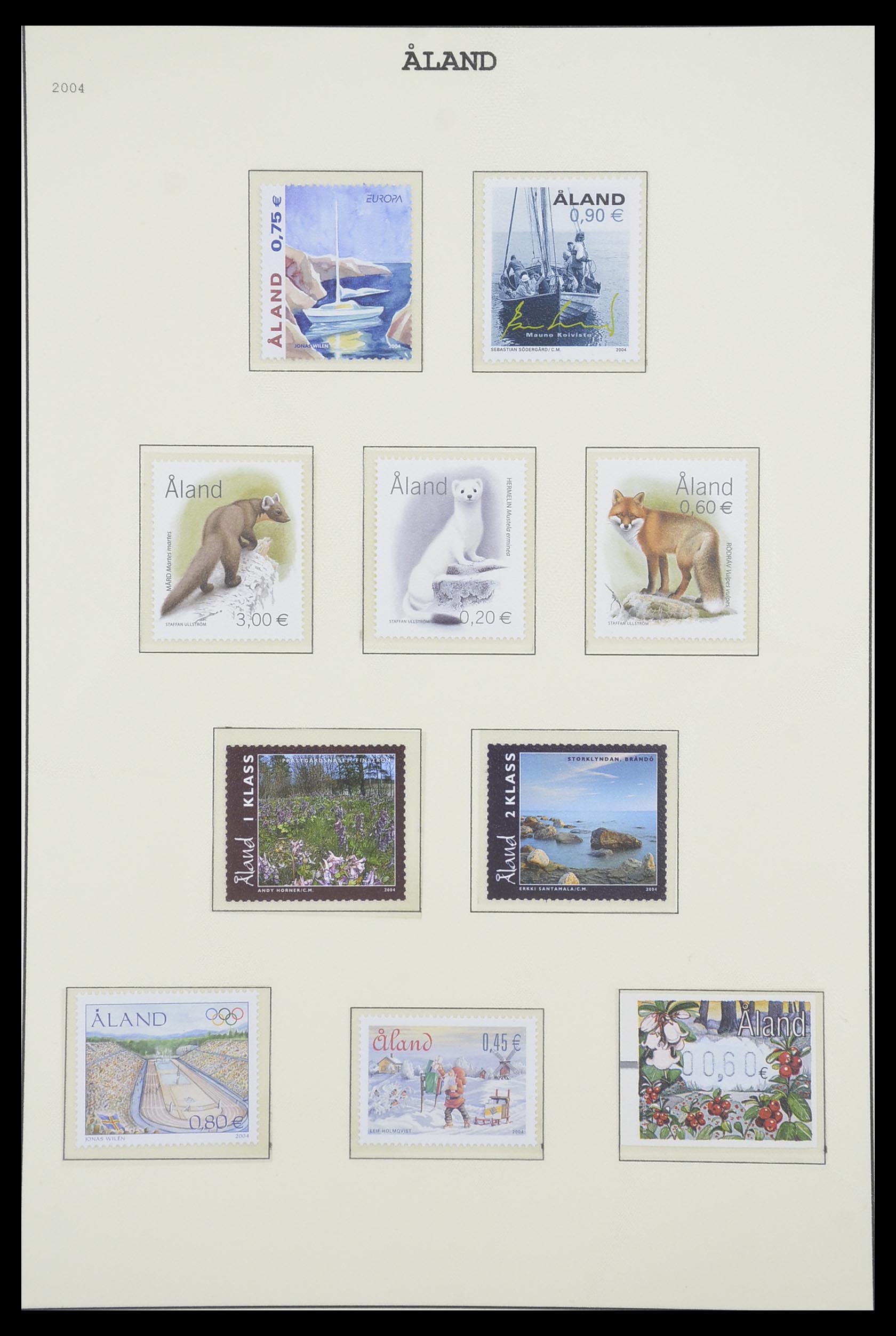 33706 033 - Stamp collection 33706 Aland 1984-2013.