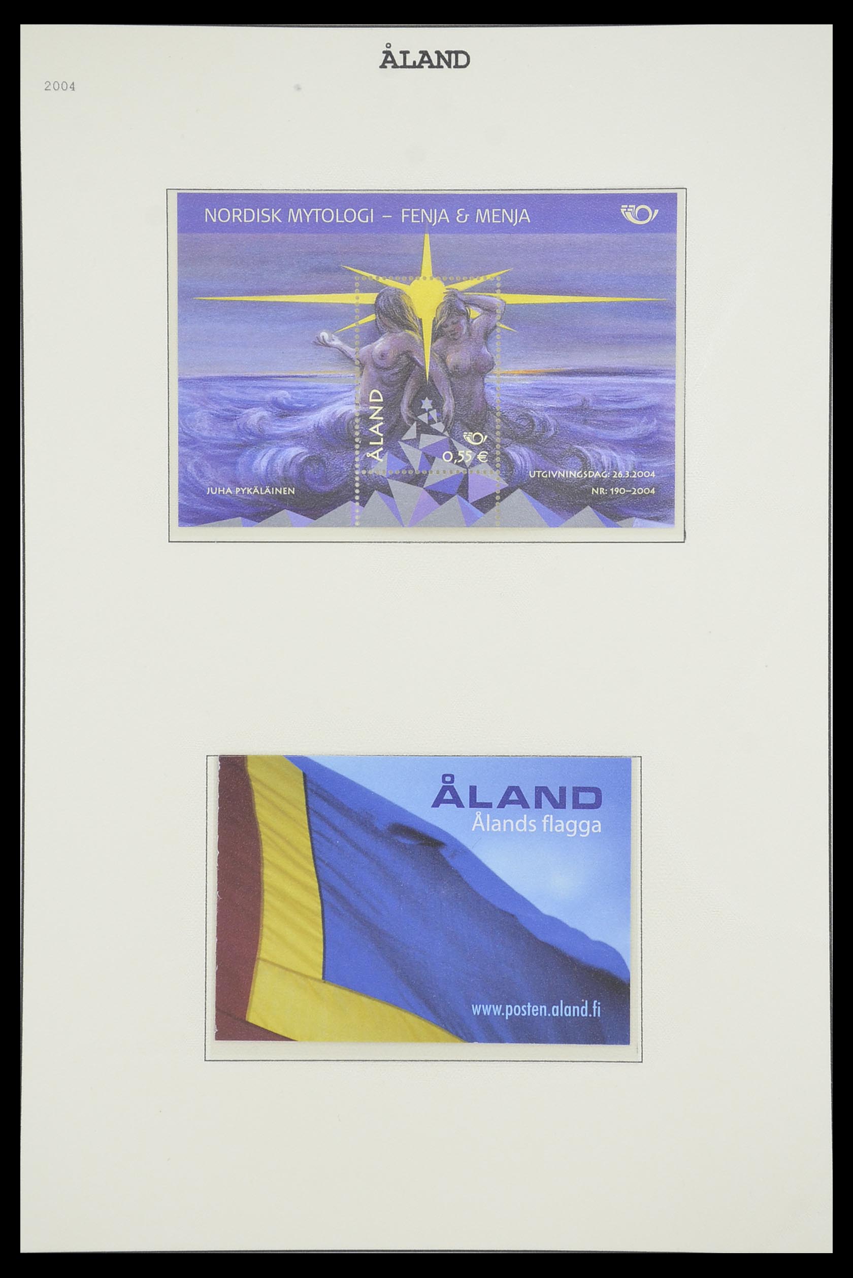 33706 034 - Postzegelverzameling 33706 Aland 1984-2013.