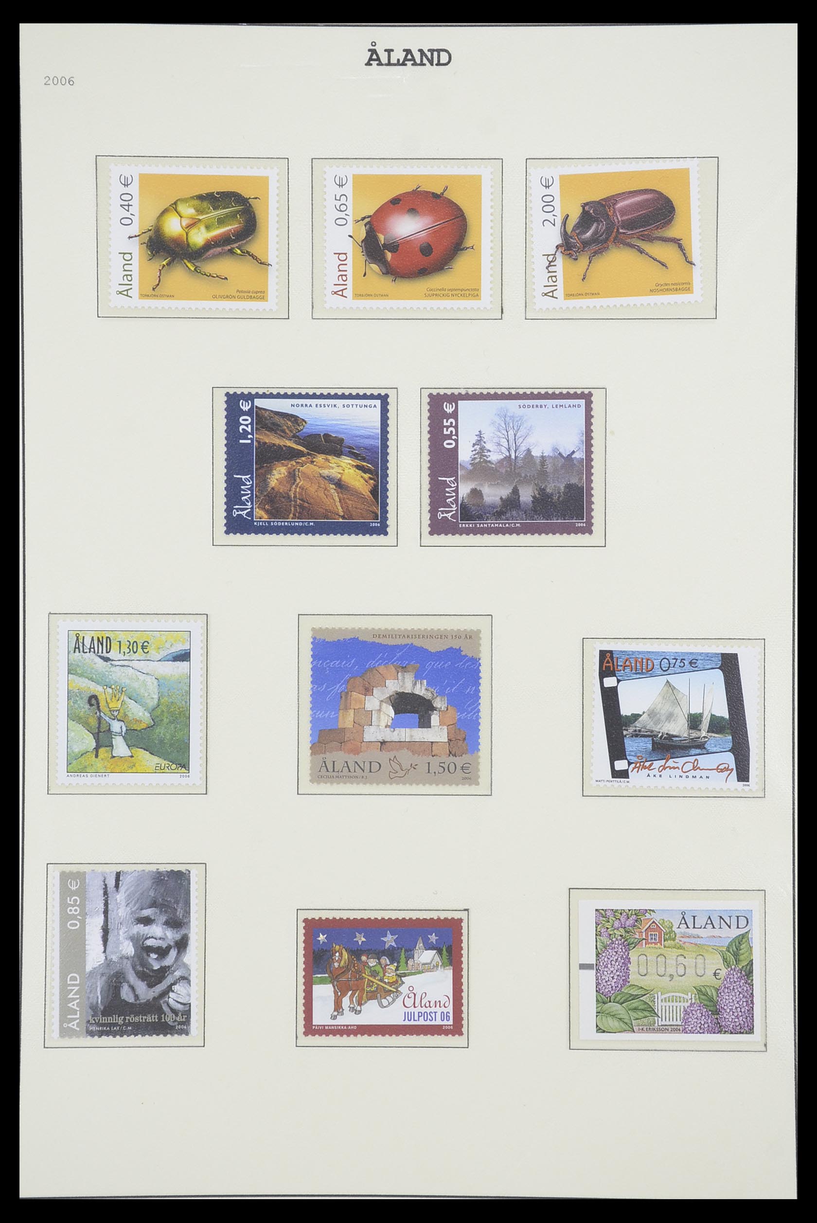 33706 038 - Postzegelverzameling 33706 Aland 1984-2013.