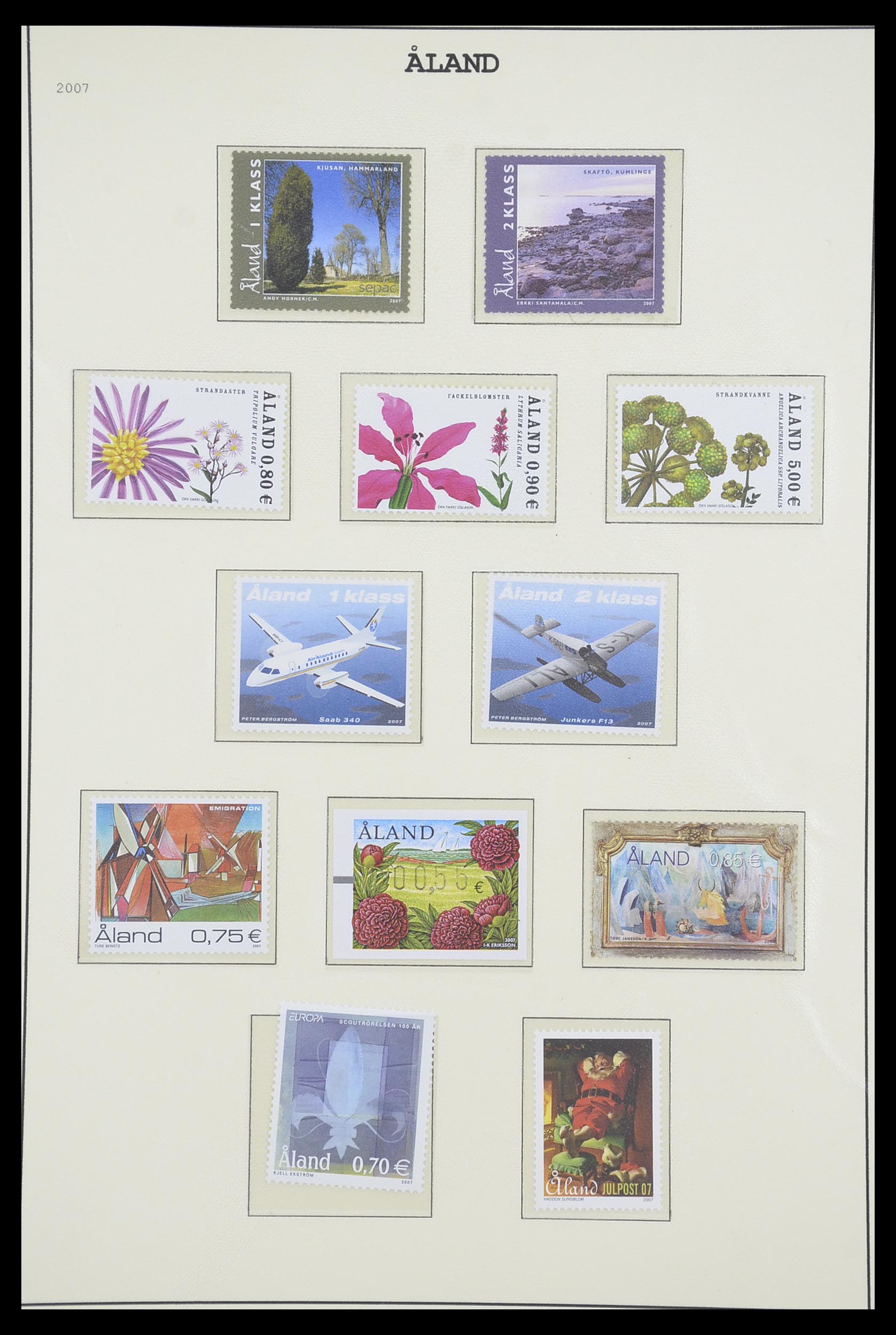 33706 039 - Postzegelverzameling 33706 Aland 1984-2013.