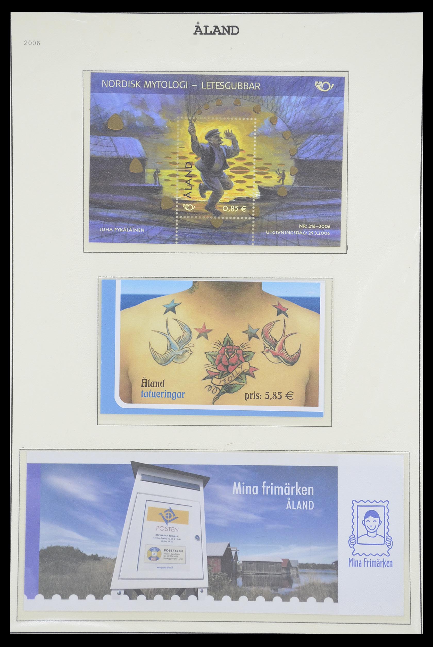 33706 040 - Postzegelverzameling 33706 Aland 1984-2013.