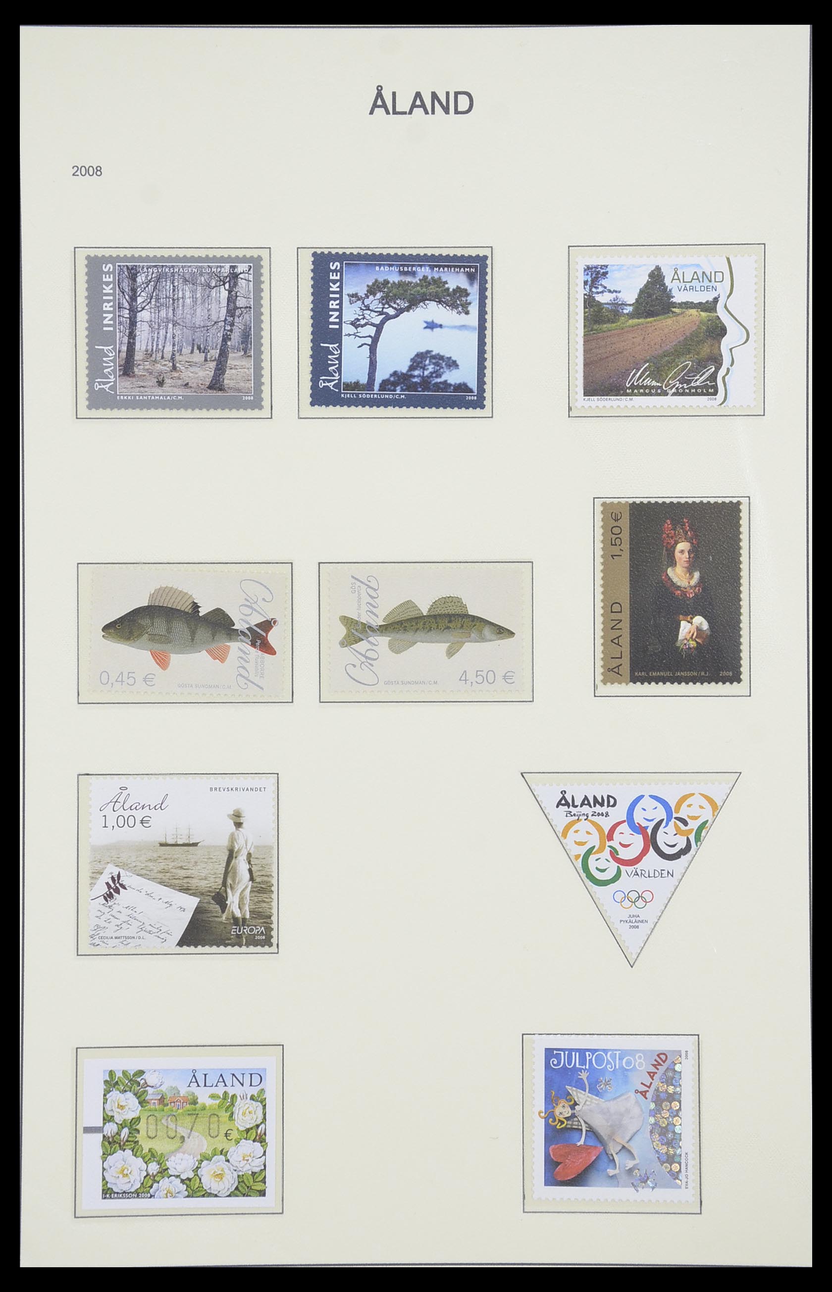 33706 043 - Stamp collection 33706 Aland 1984-2013.