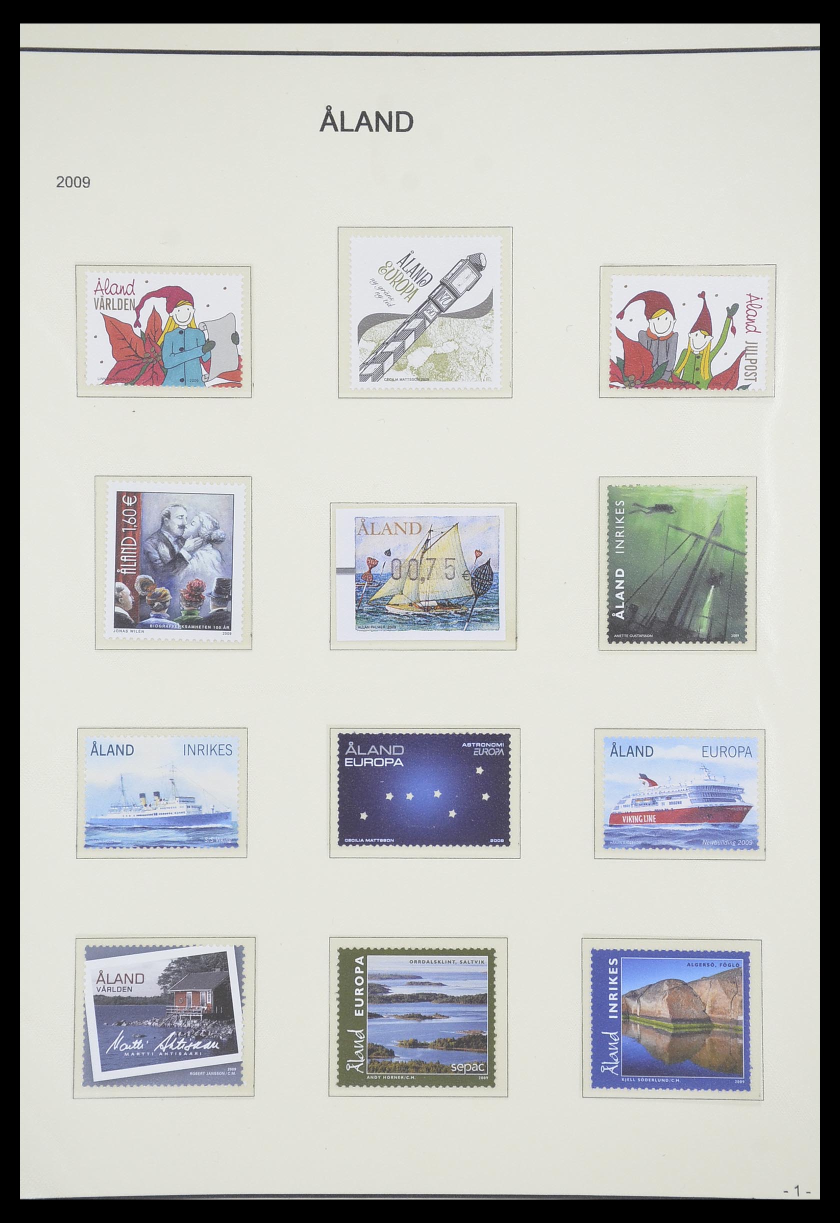 33706 045 - Stamp collection 33706 Aland 1984-2013.