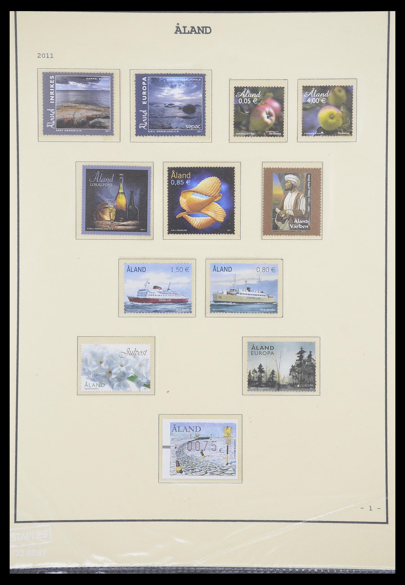 33706 053 - Postzegelverzameling 33706 Aland 1984-2013.
