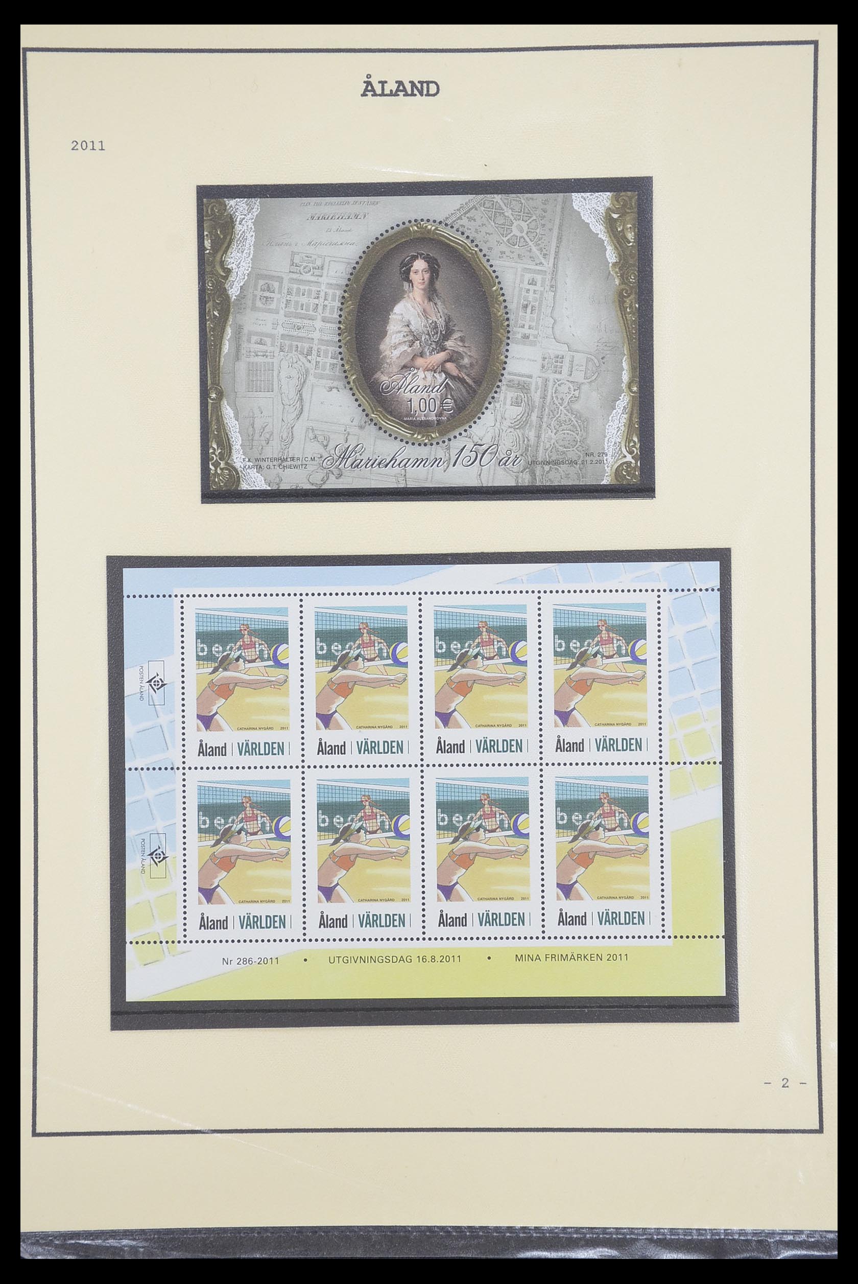 33706 054 - Stamp collection 33706 Aland 1984-2013.