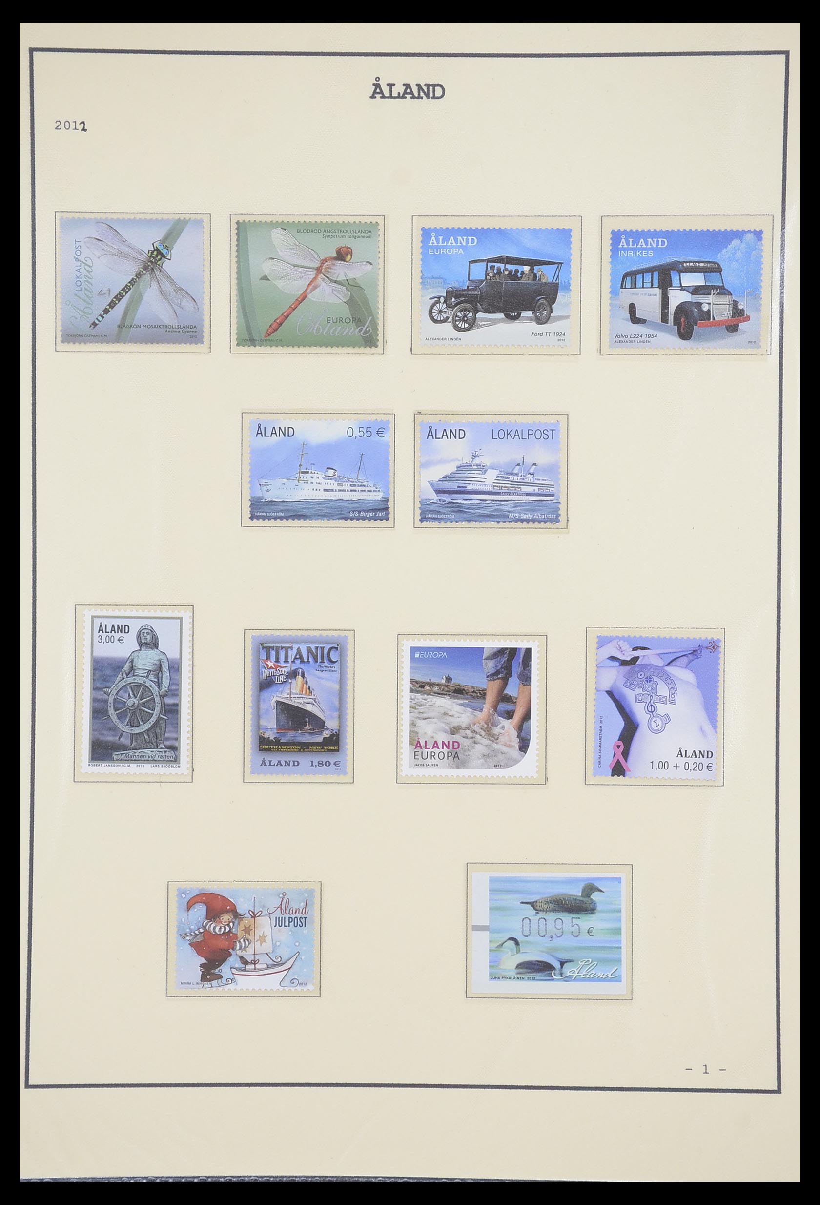 33706 056 - Stamp collection 33706 Aland 1984-2013.