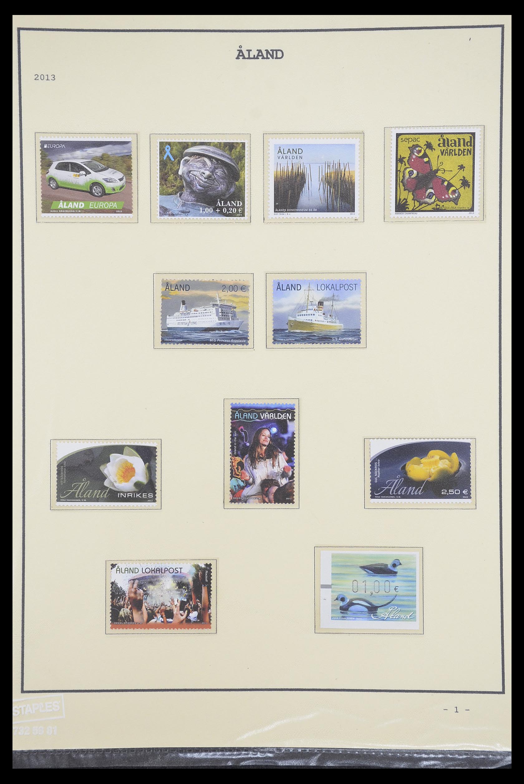 33706 059 - Postzegelverzameling 33706 Aland 1984-2013.