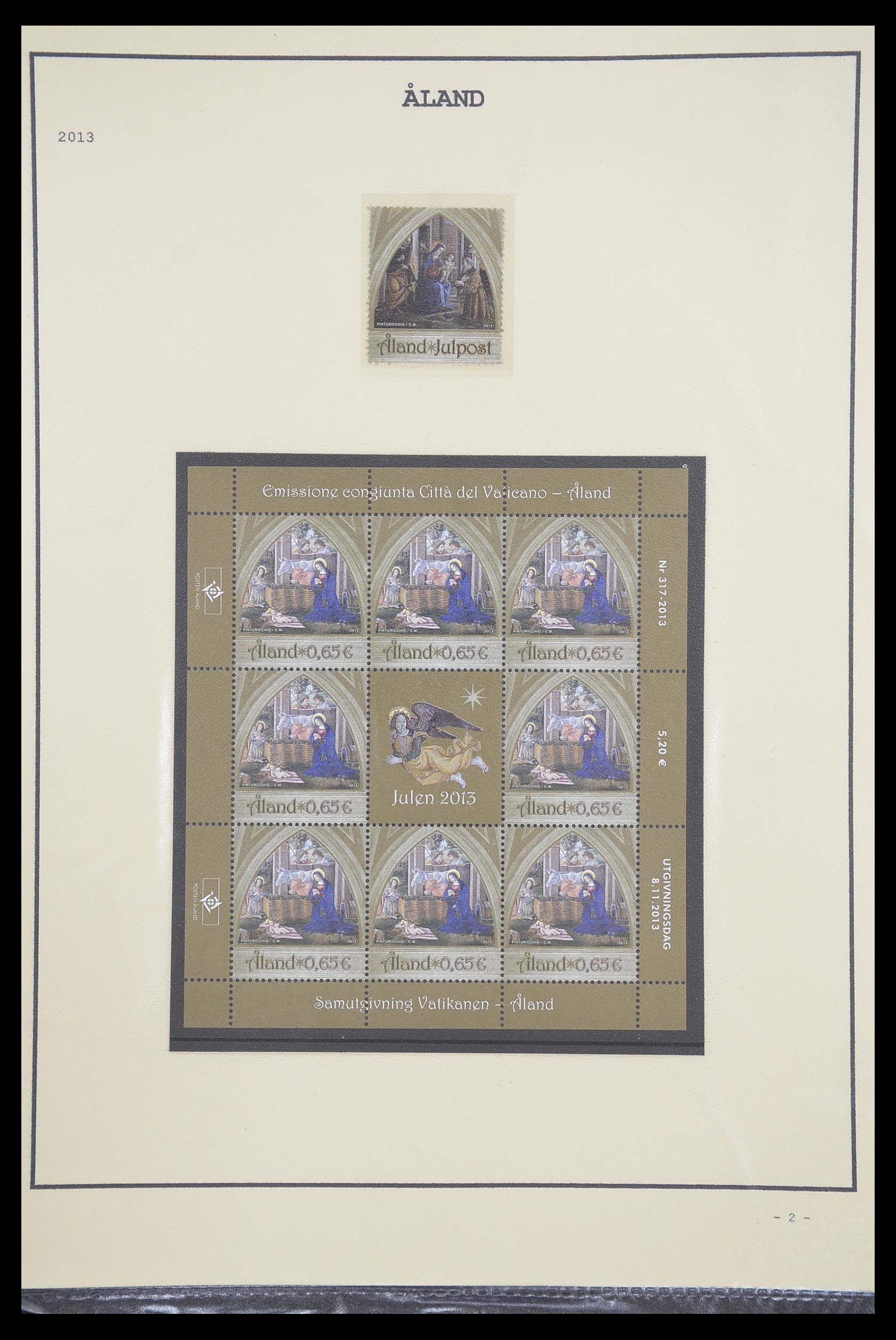 33706 060 - Postzegelverzameling 33706 Aland 1984-2013.