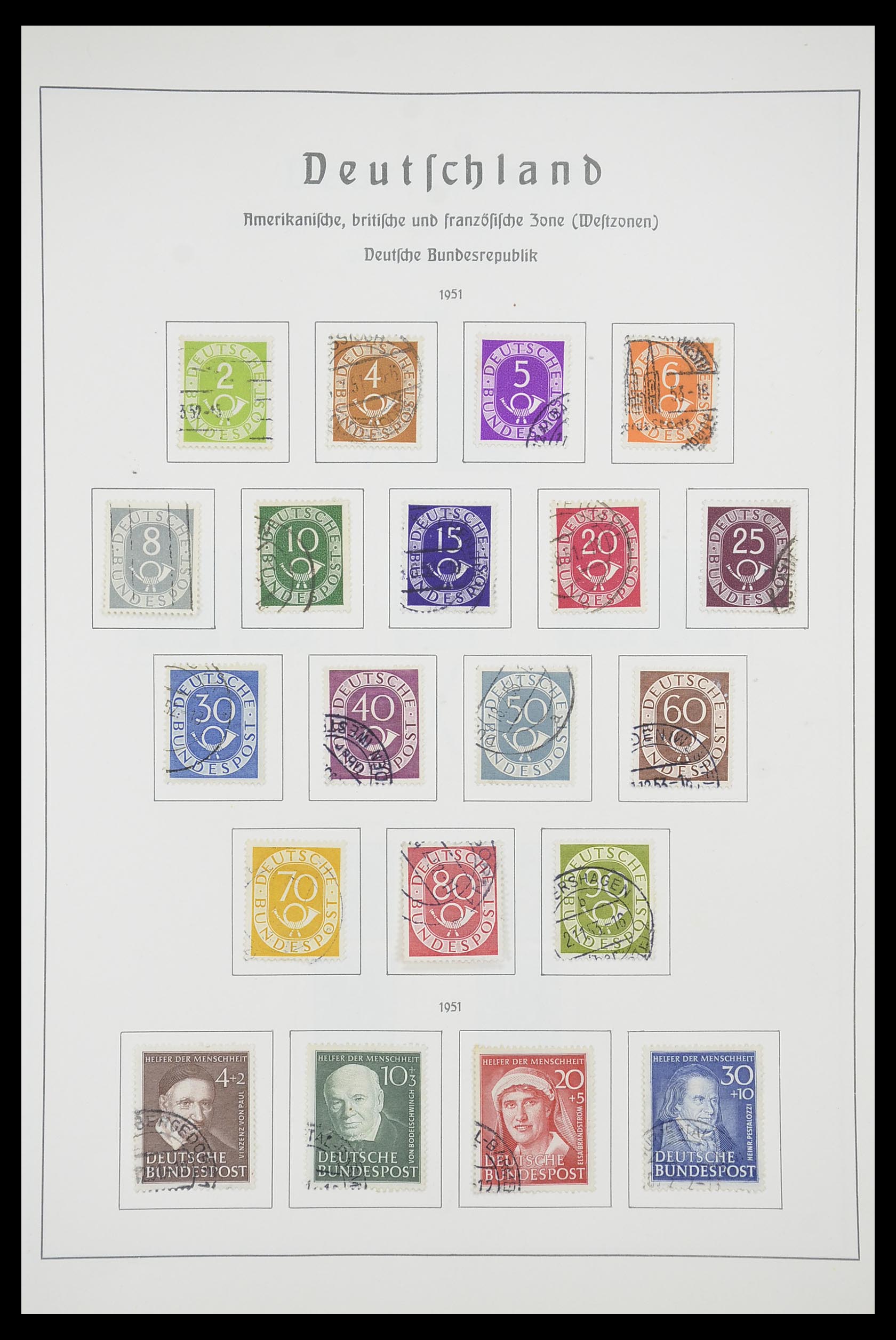 33707 003 - Postzegelverzameling 33707 Bundespost 1949-1991.