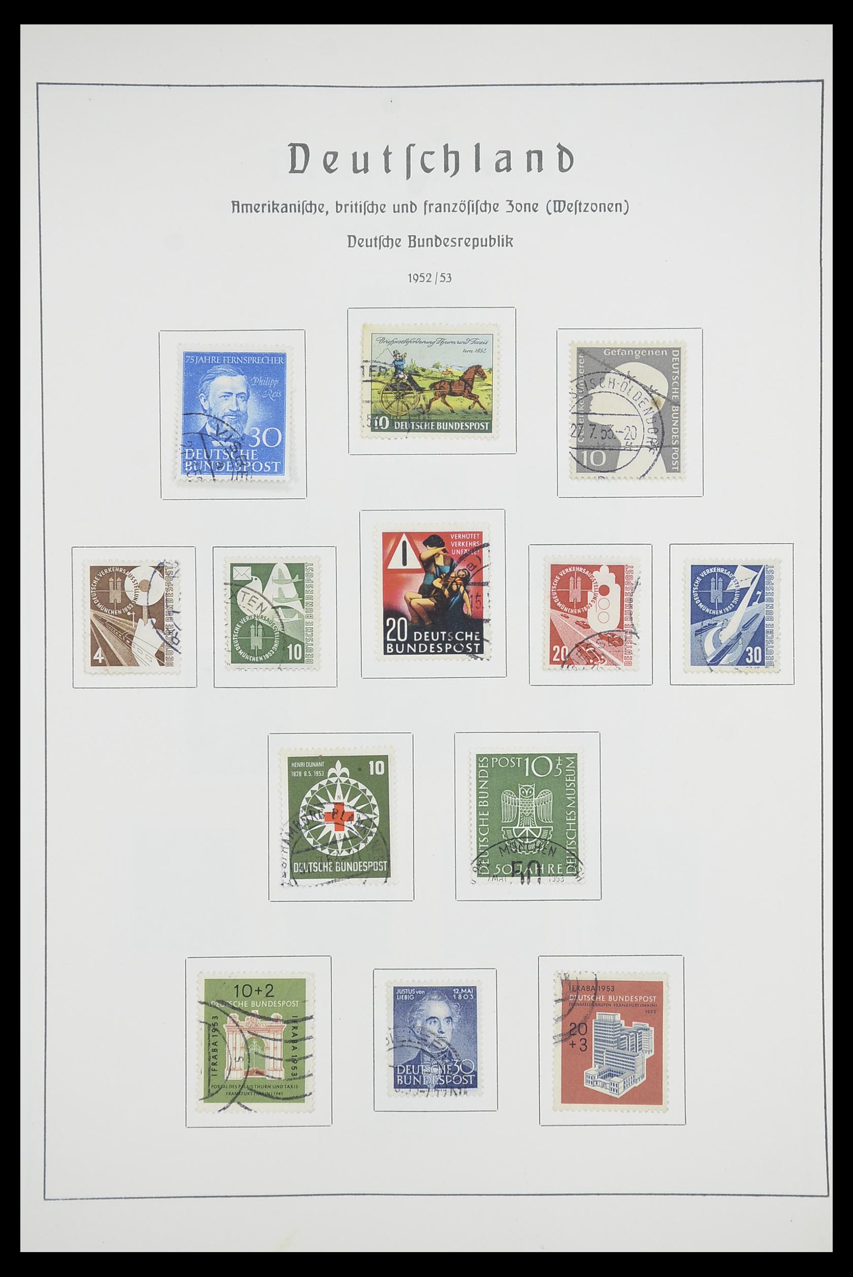 33707 005 - Stamp collection 33707 Bundespost 1949-1991.