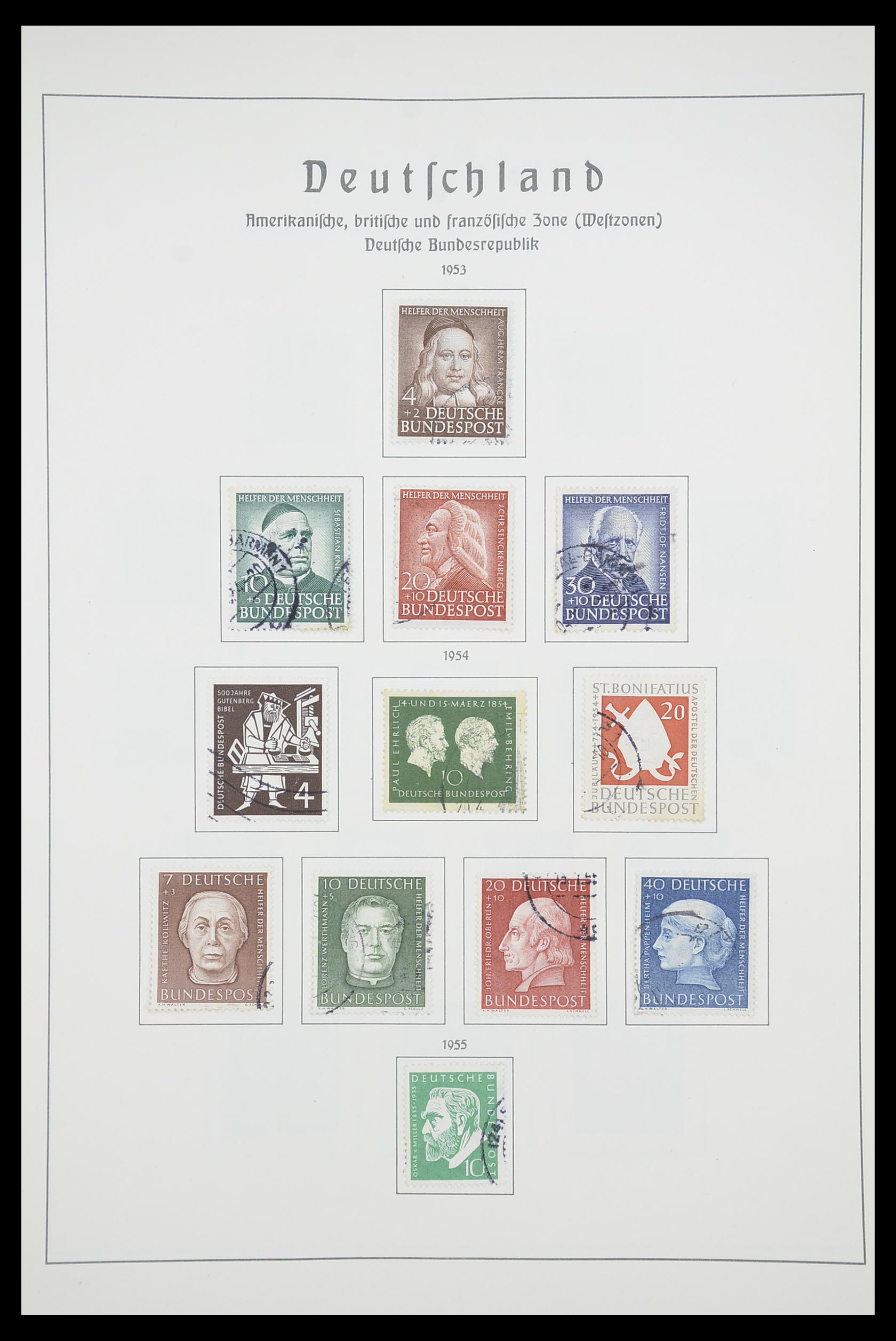 33707 006 - Stamp collection 33707 Bundespost 1949-1991.