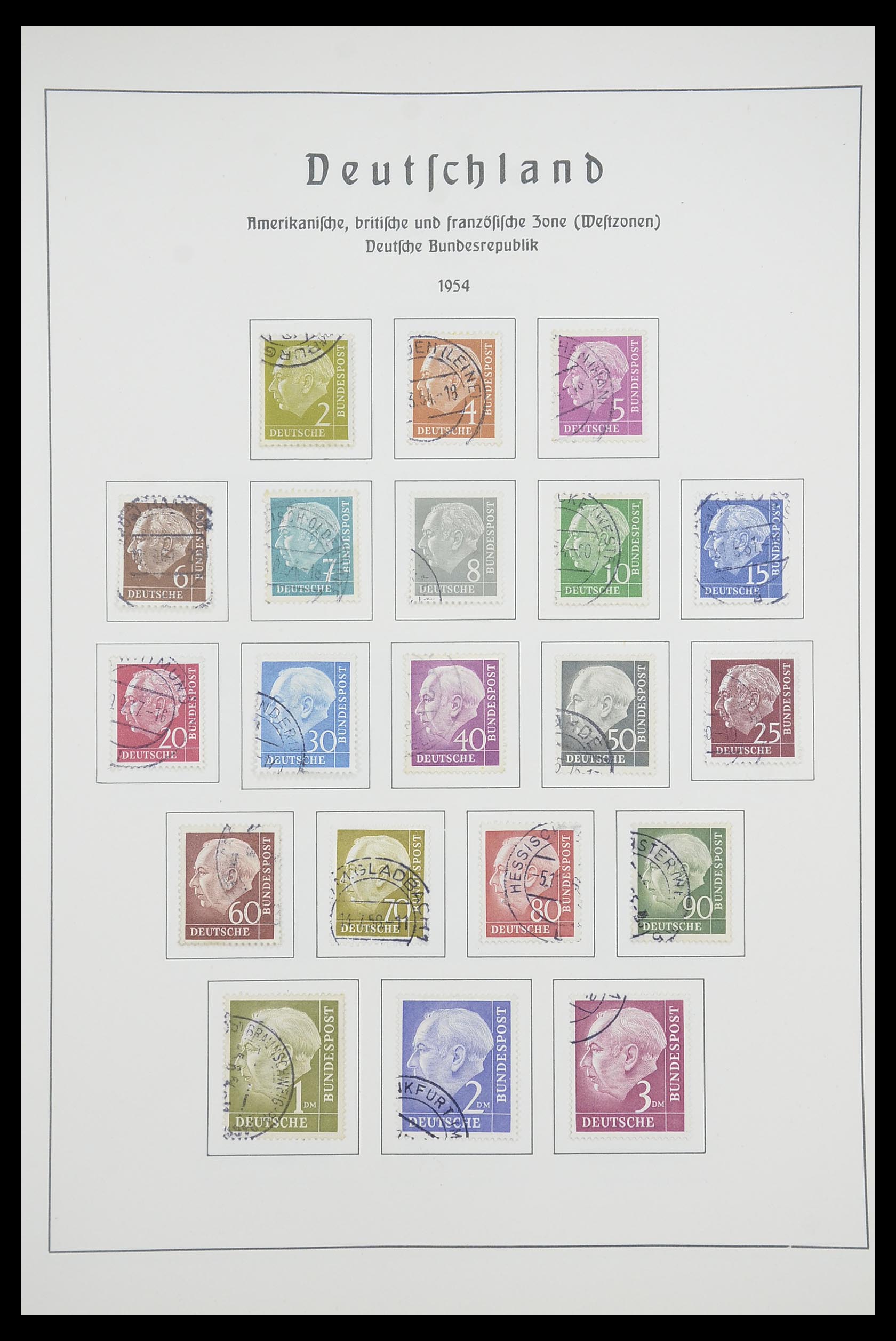 33707 007 - Stamp collection 33707 Bundespost 1949-1991.