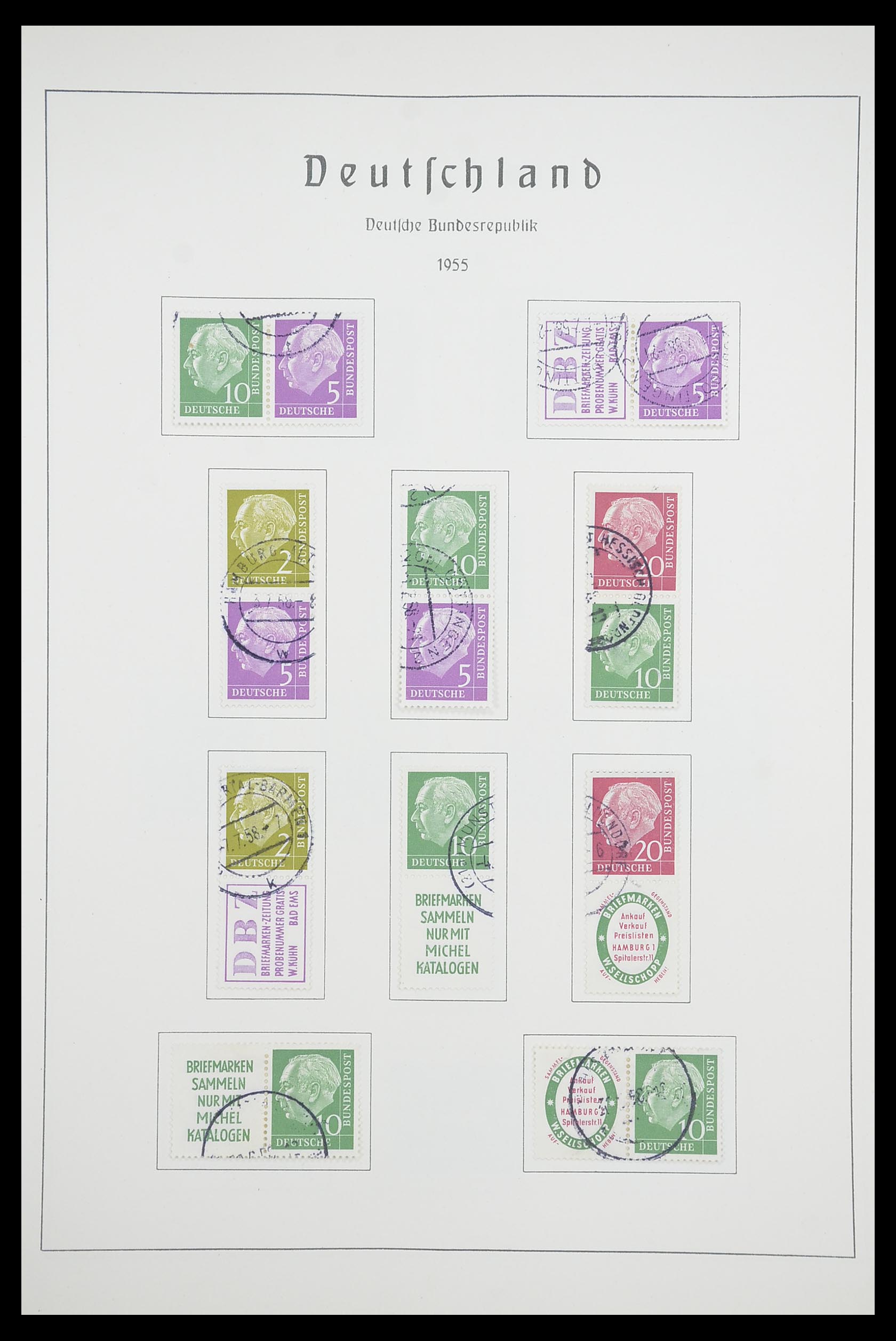 33707 009 - Postzegelverzameling 33707 Bundespost 1949-1991.