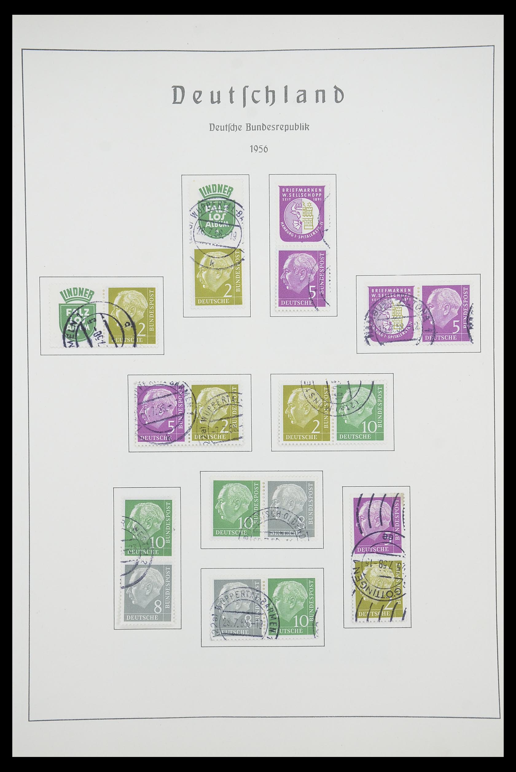 33707 012 - Postzegelverzameling 33707 Bundespost 1949-1991.