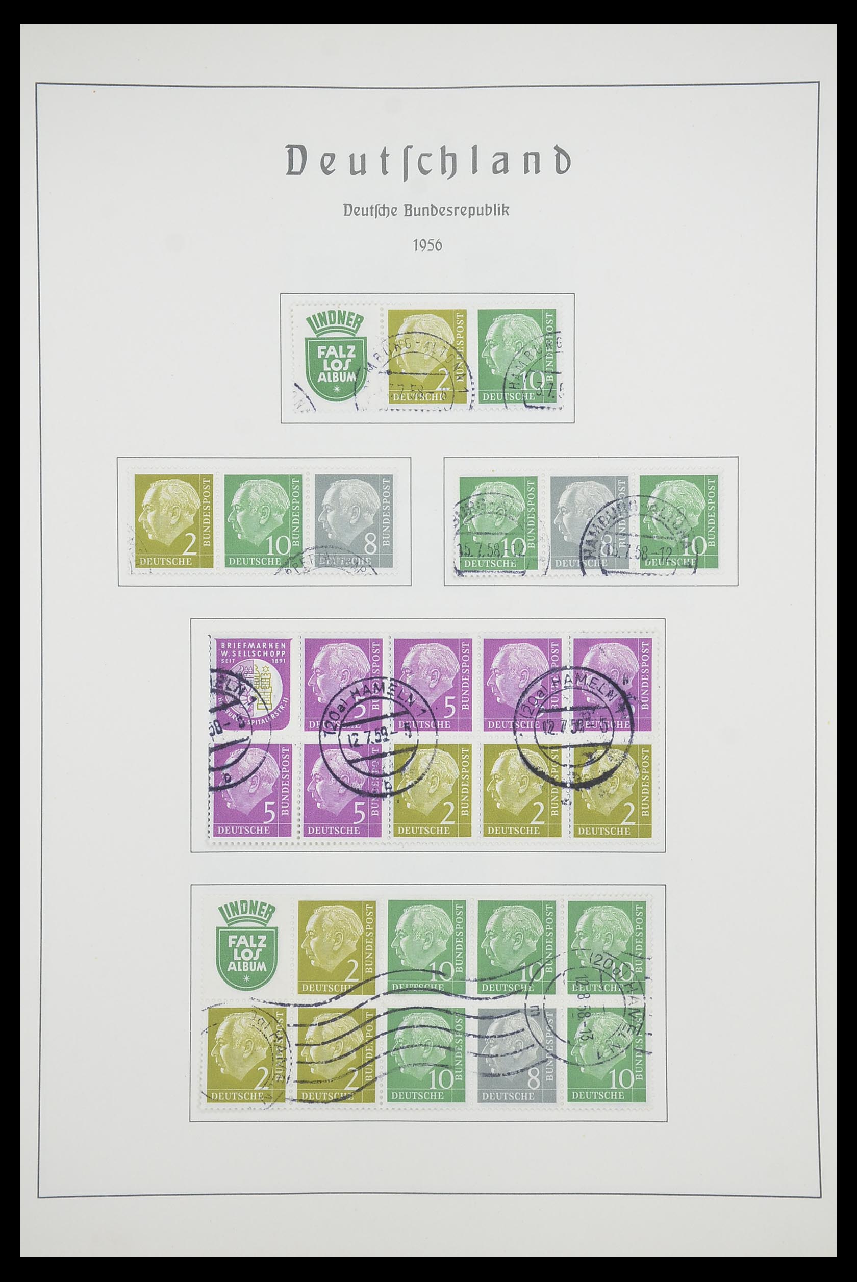 33707 013 - Postzegelverzameling 33707 Bundespost 1949-1991.