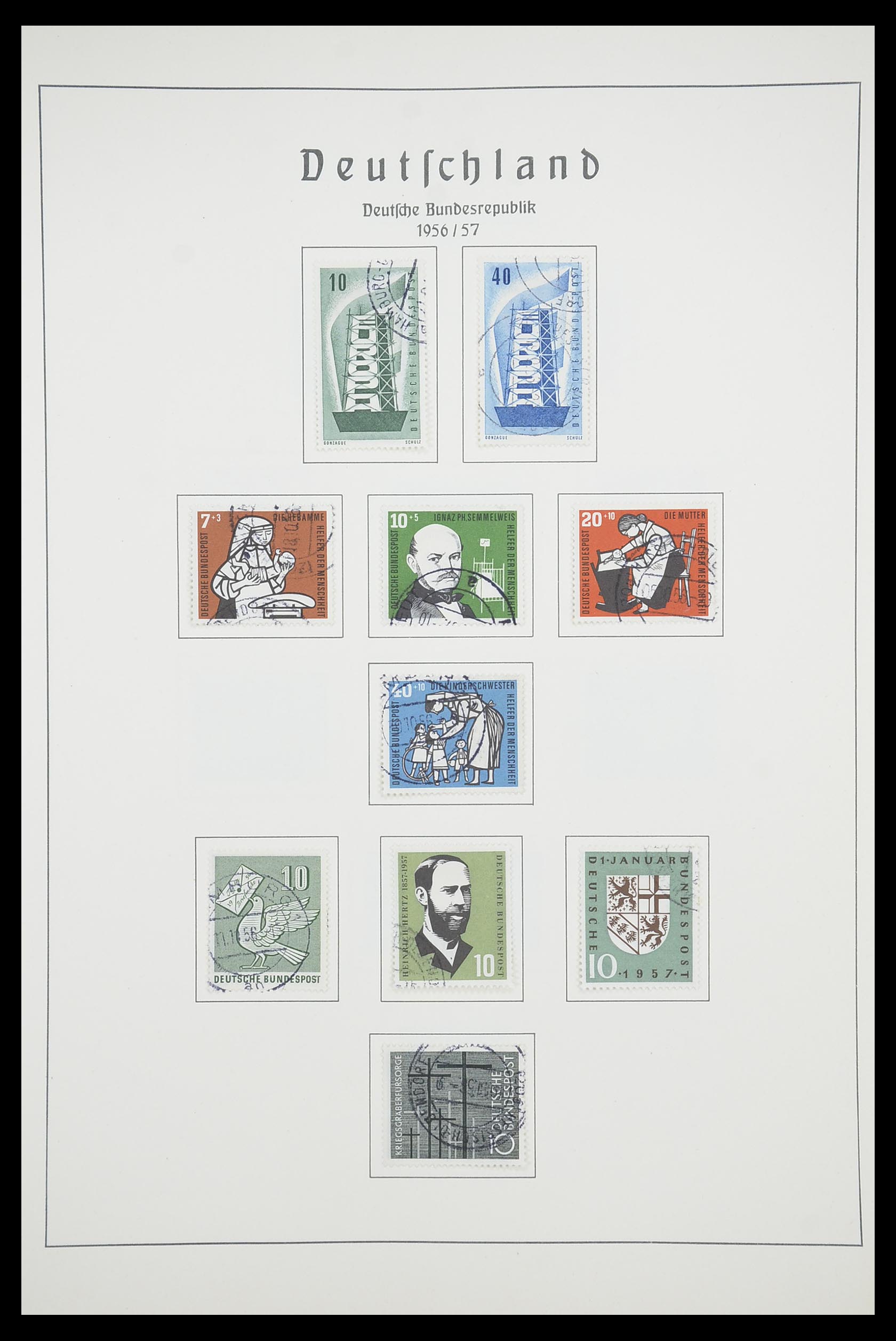 33707 014 - Postzegelverzameling 33707 Bundespost 1949-1991.