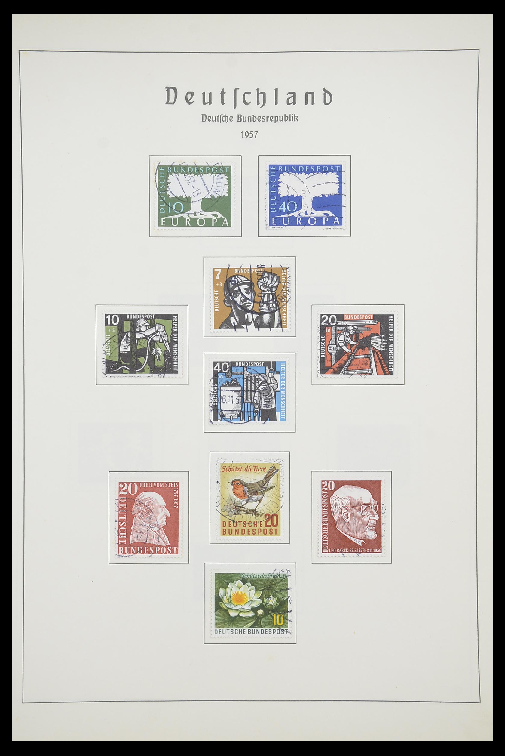 33707 017 - Postzegelverzameling 33707 Bundespost 1949-1991.