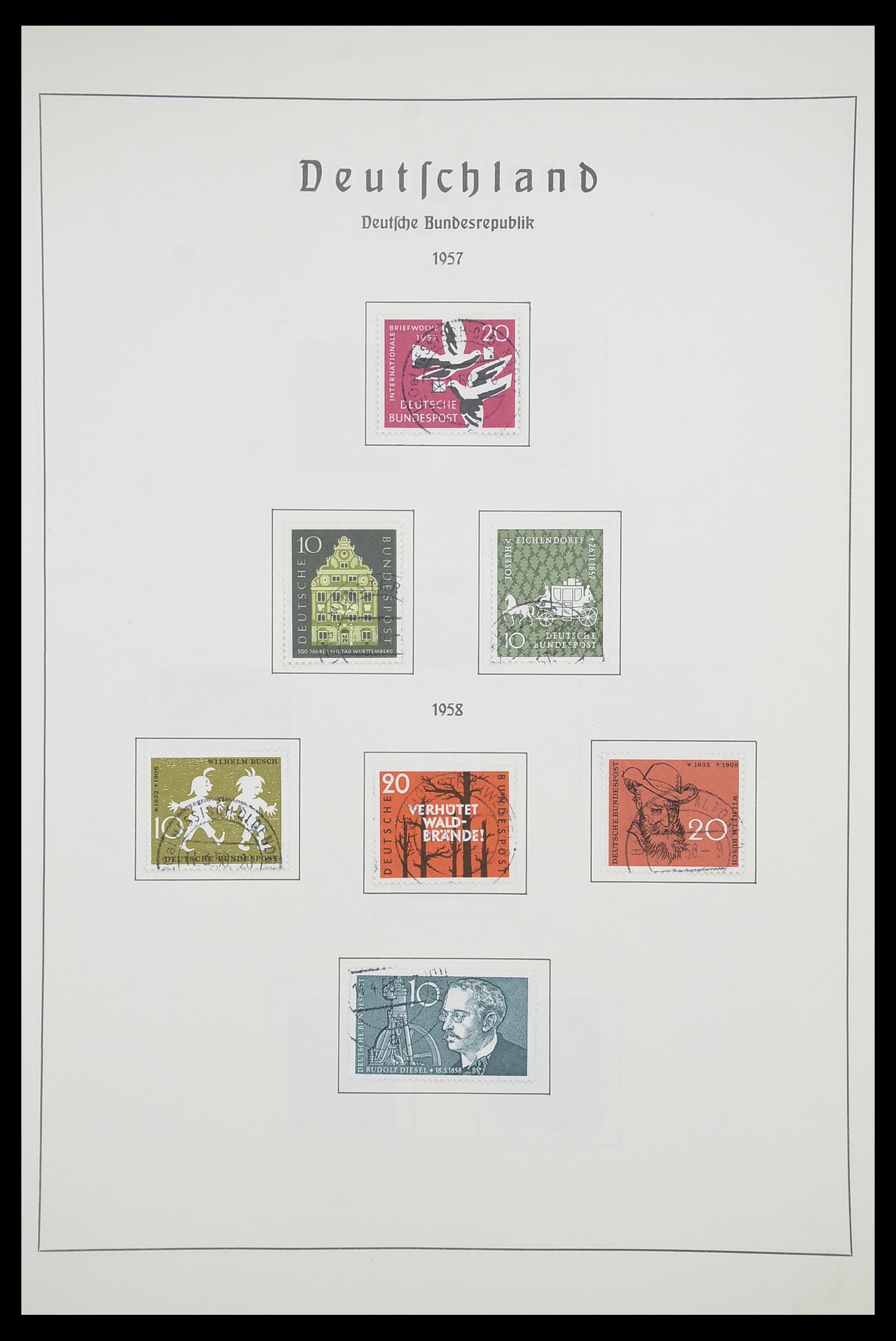 33707 018 - Postzegelverzameling 33707 Bundespost 1949-1991.