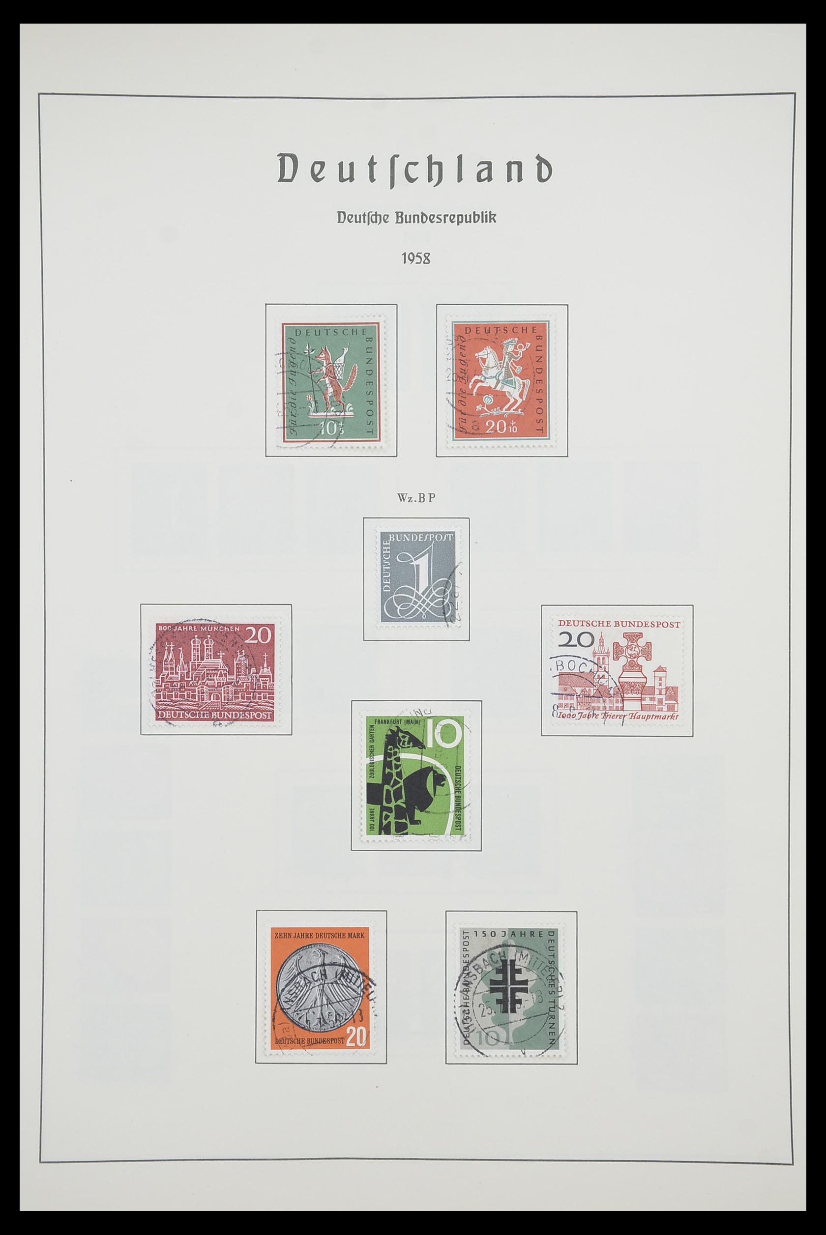 33707 019 - Stamp collection 33707 Bundespost 1949-1991.