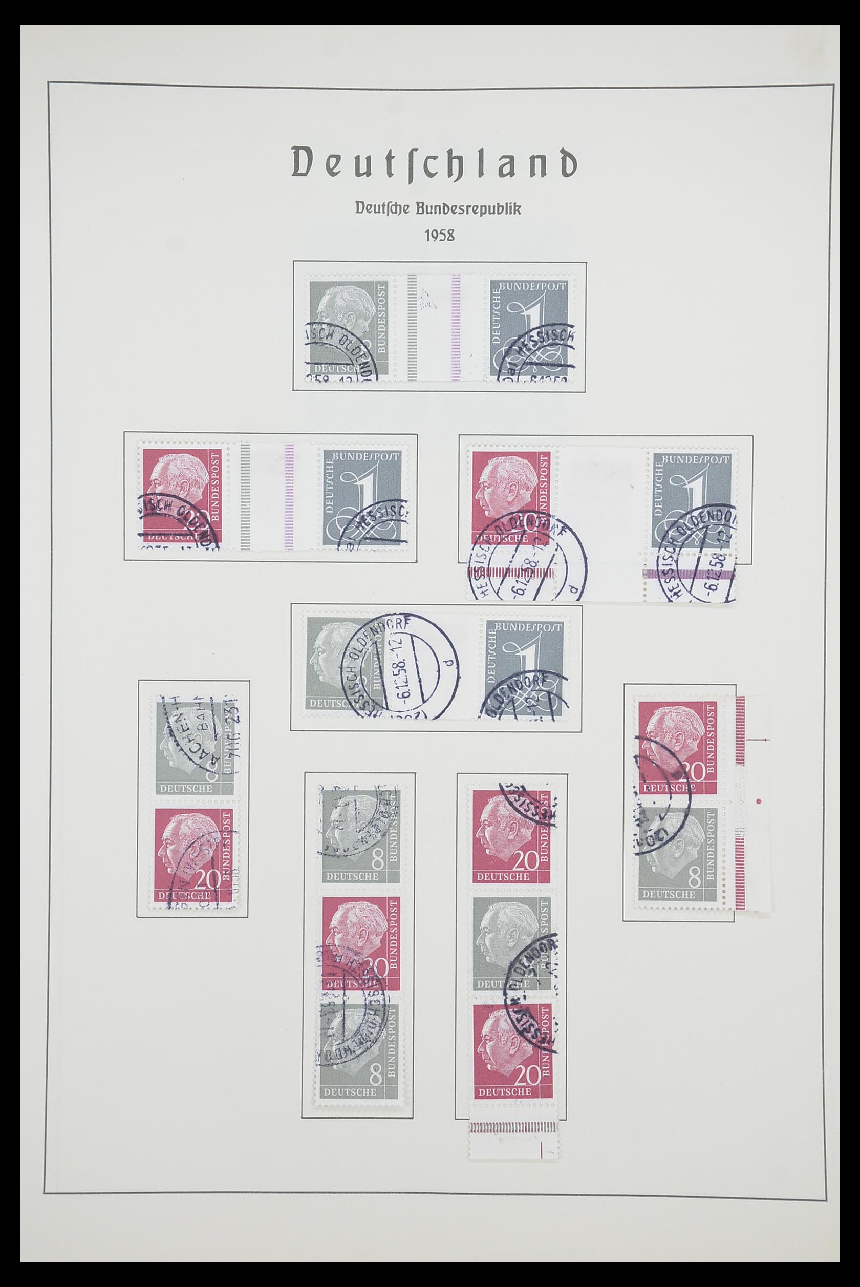 33707 021 - Postzegelverzameling 33707 Bundespost 1949-1991.