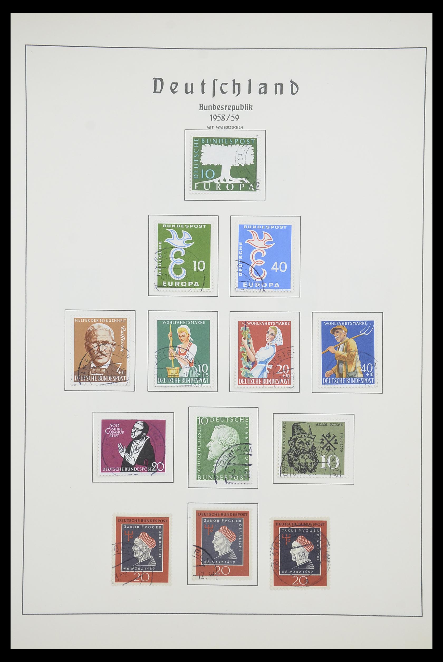 33707 023 - Postzegelverzameling 33707 Bundespost 1949-1991.