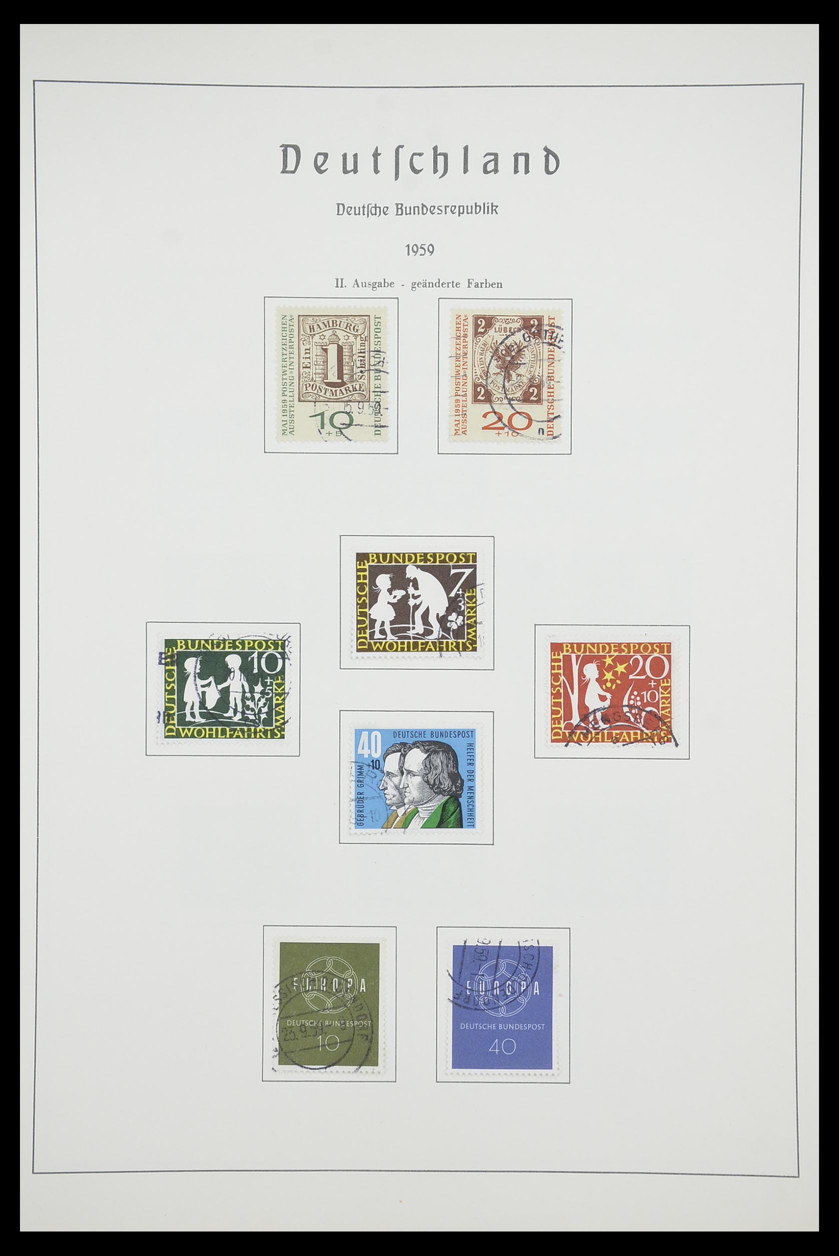 33707 025 - Stamp collection 33707 Bundespost 1949-1991.