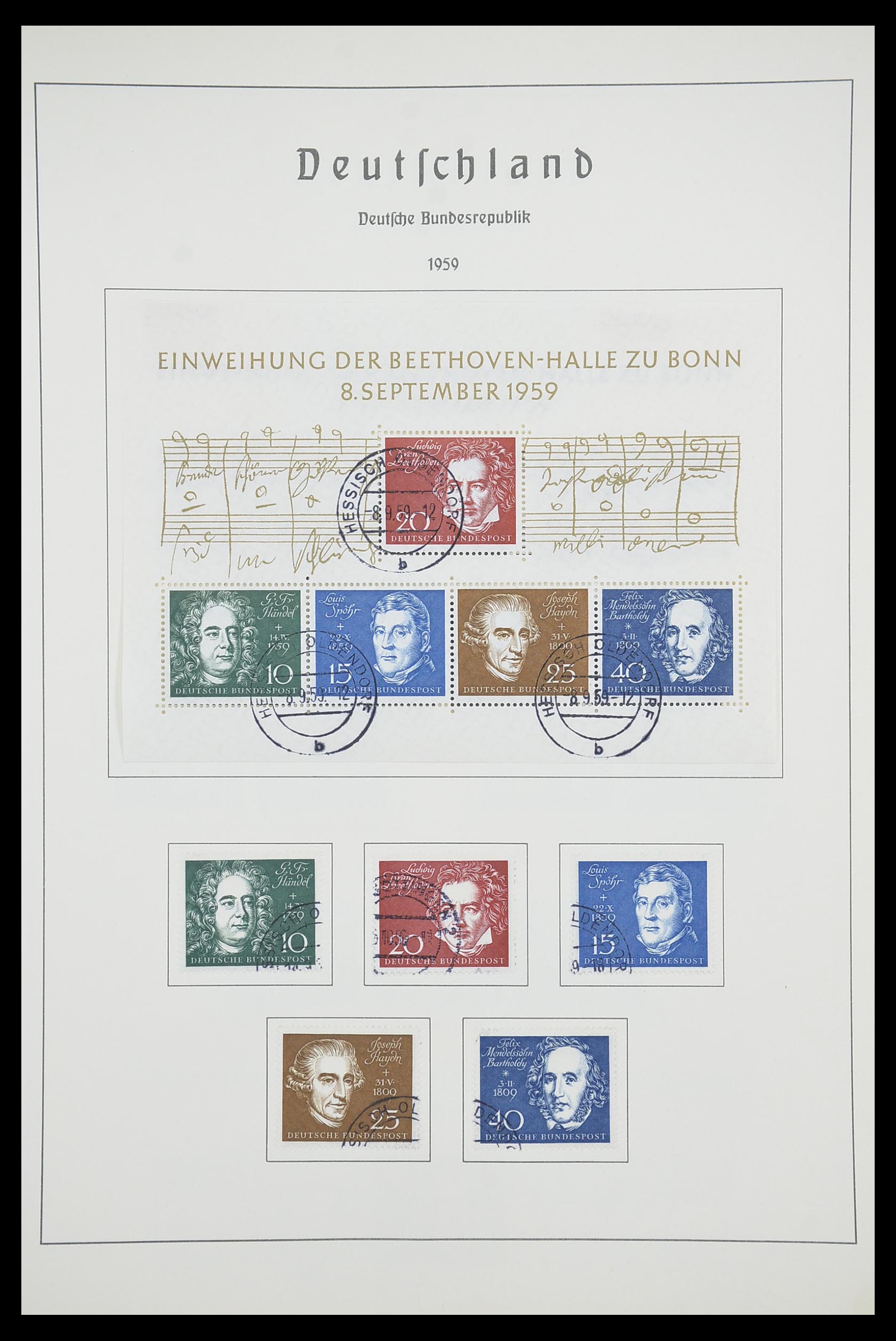 33707 026 - Stamp collection 33707 Bundespost 1949-1991.