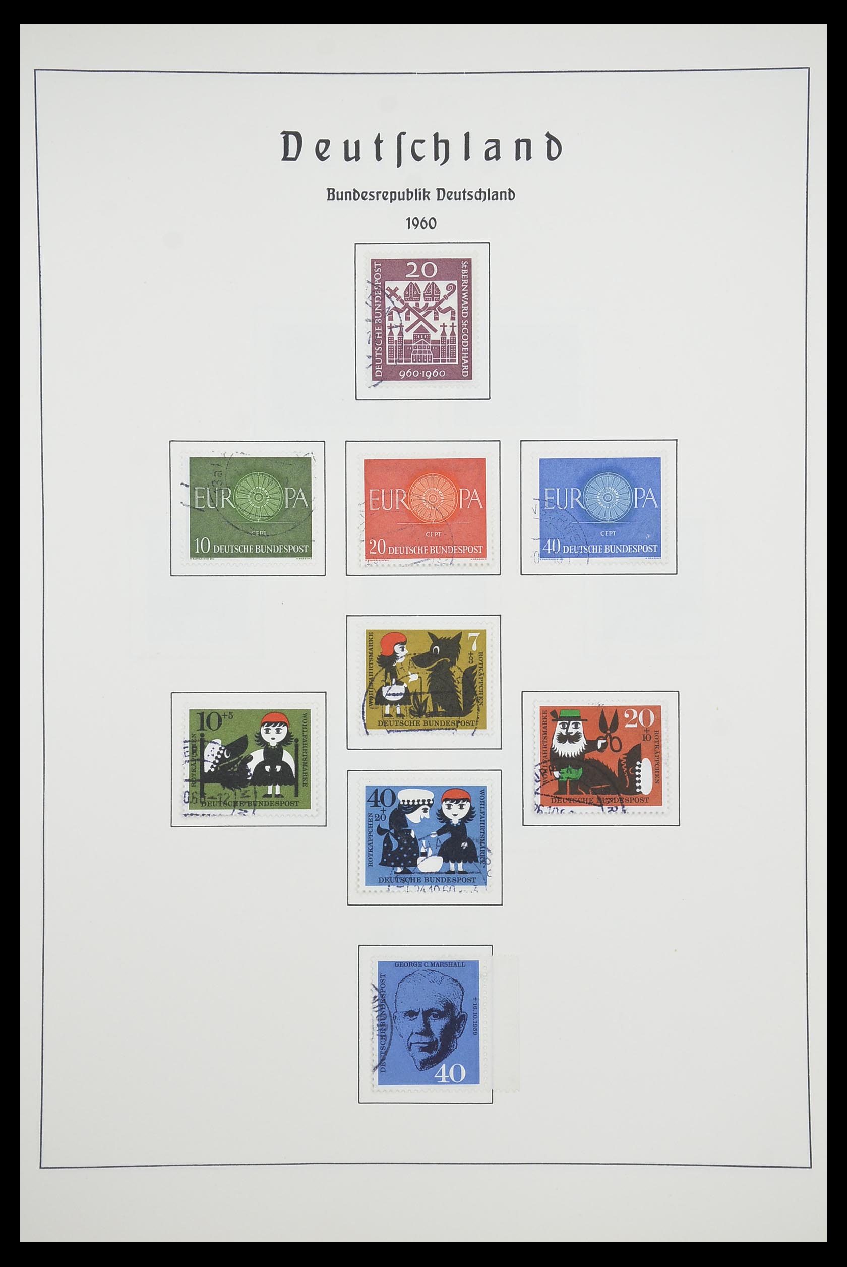 33707 030 - Postzegelverzameling 33707 Bundespost 1949-1991.