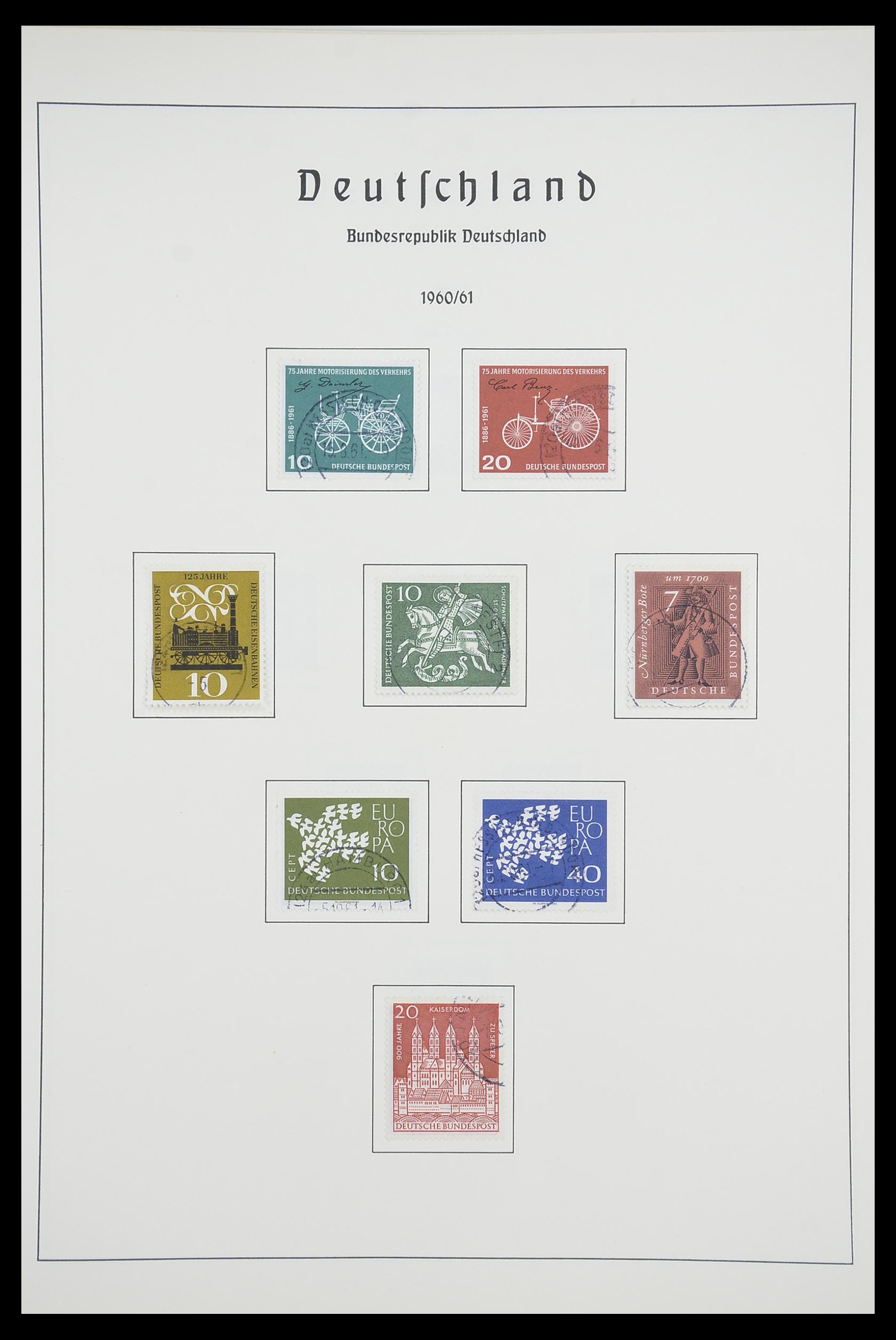 33707 031 - Stamp collection 33707 Bundespost 1949-1991.