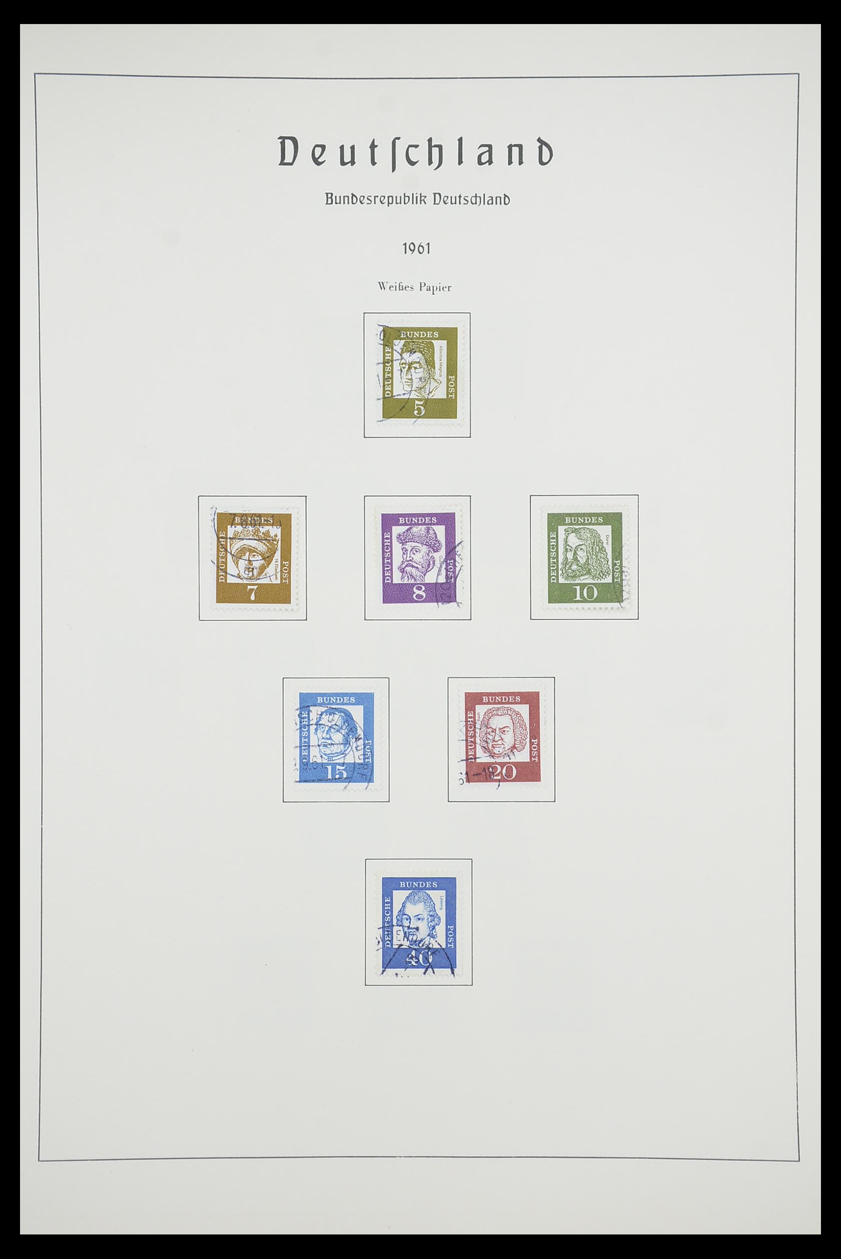 33707 032 - Postzegelverzameling 33707 Bundespost 1949-1991.