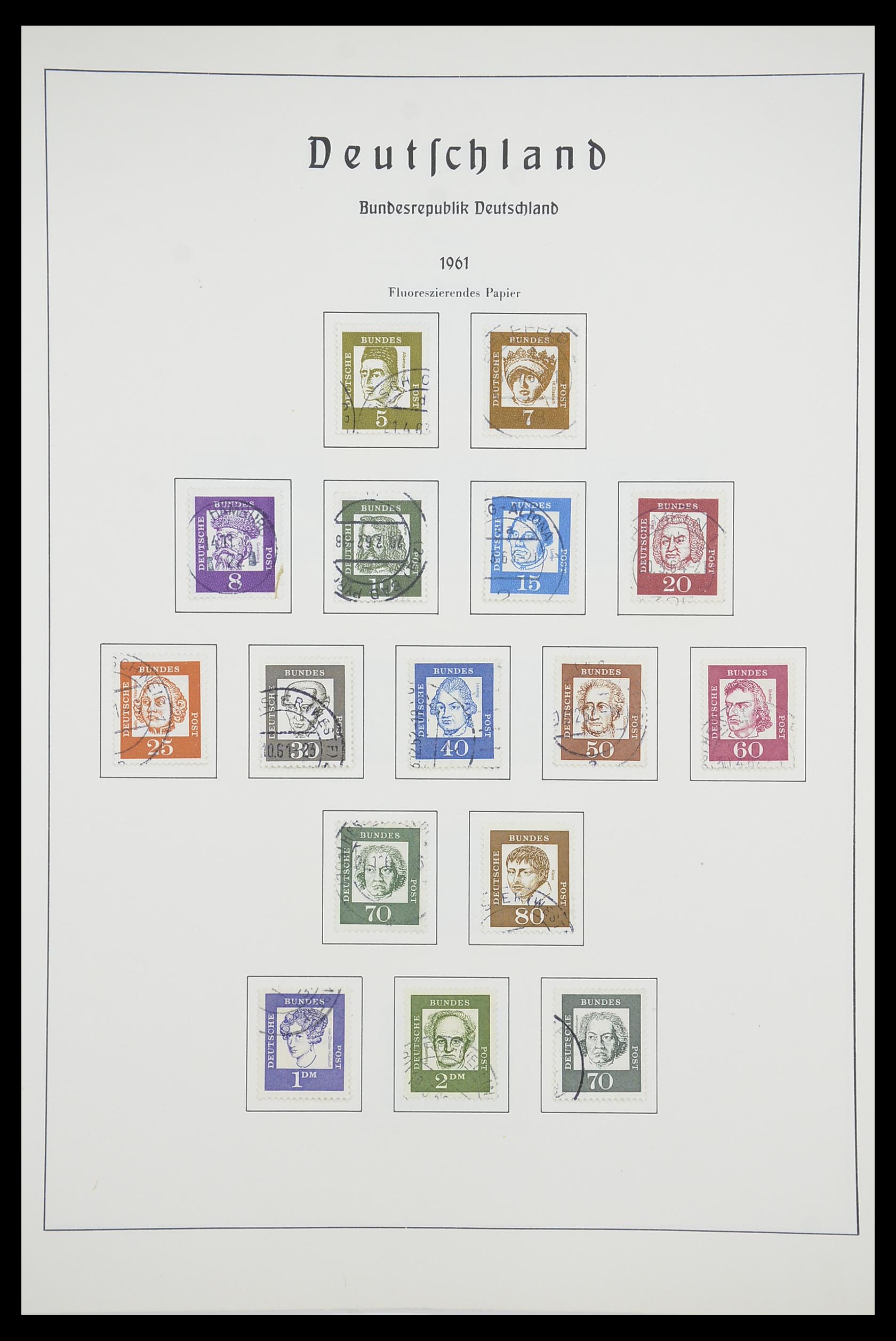 33707 033 - Stamp collection 33707 Bundespost 1949-1991.