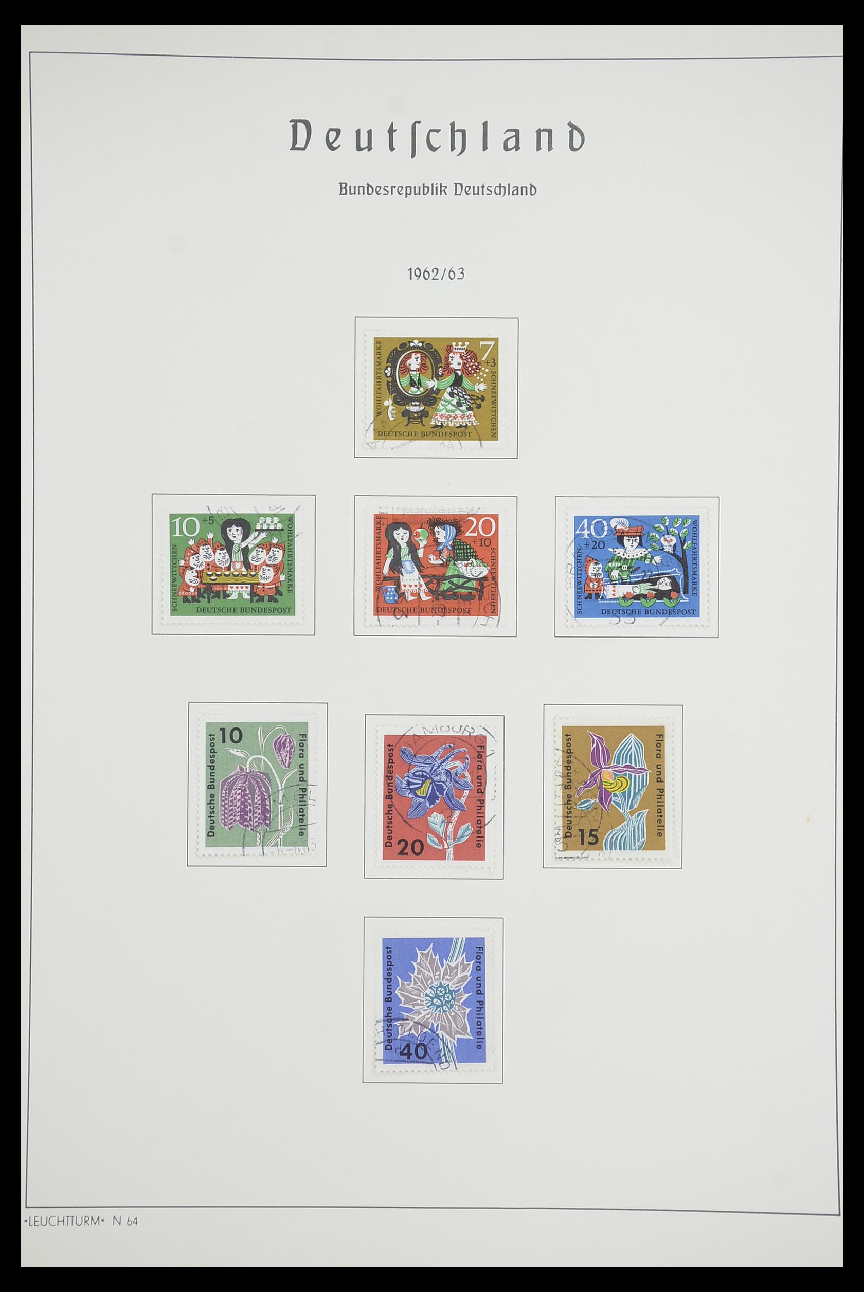 33707 037 - Postzegelverzameling 33707 Bundespost 1949-1991.