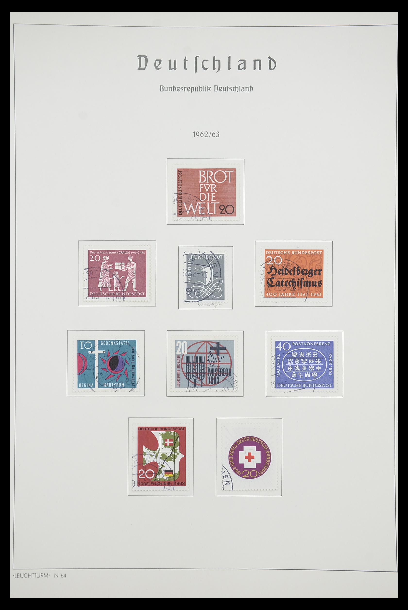 33707 038 - Postzegelverzameling 33707 Bundespost 1949-1991.