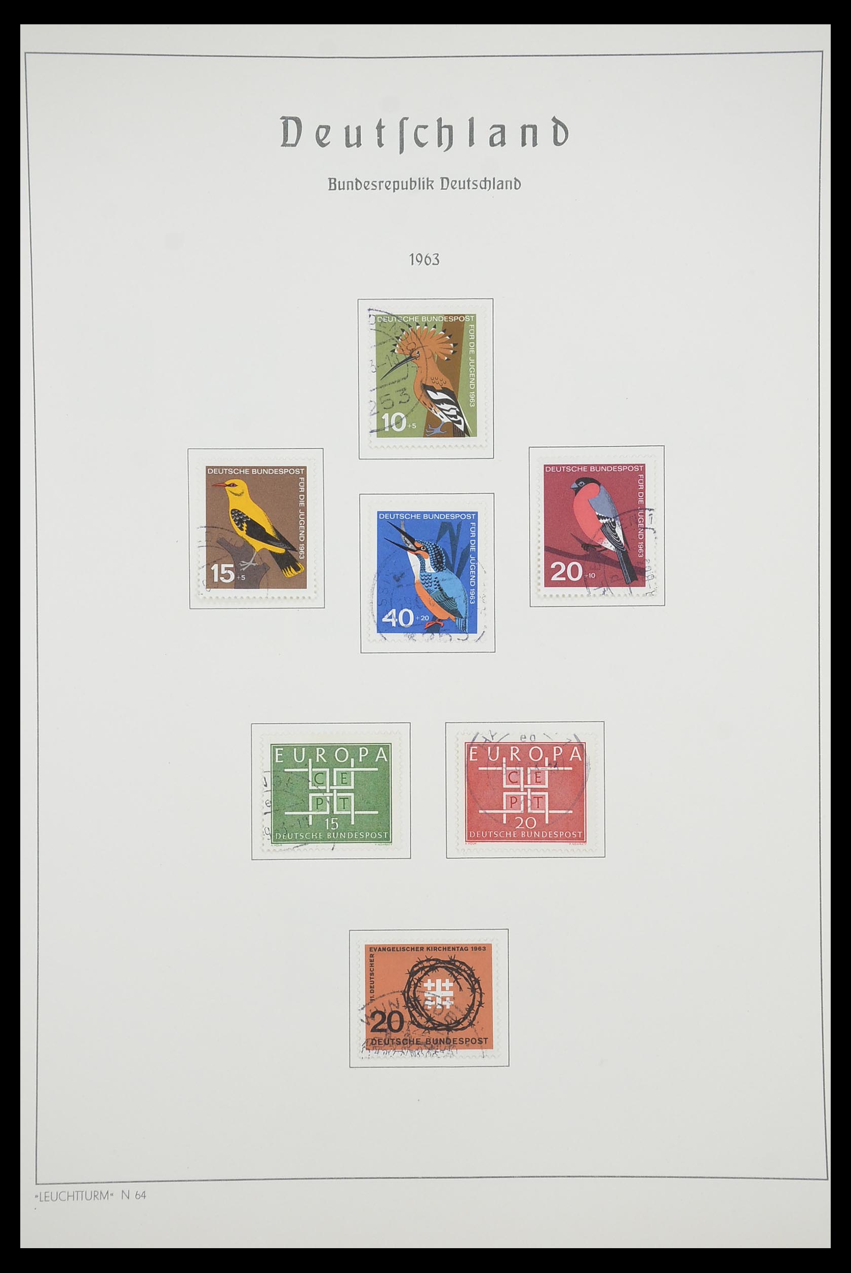 33707 039 - Postzegelverzameling 33707 Bundespost 1949-1991.