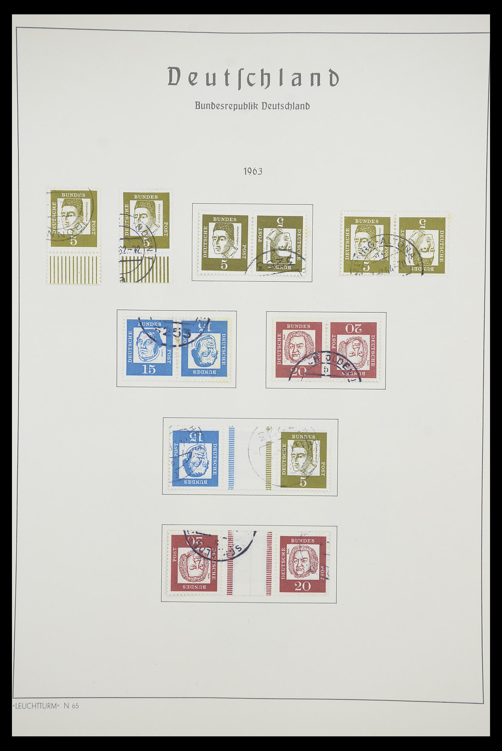33707 040 - Stamp collection 33707 Bundespost 1949-1991.